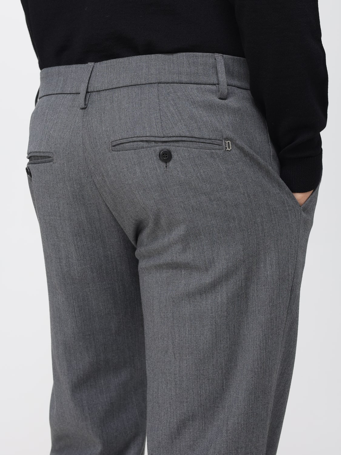 DONDUP PANTS: Pants men Dondup, Grey - Img 3