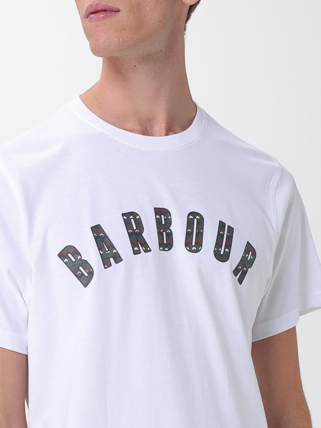 BARBOUR T-SHIRT: T-shirt men Barbour, White - Img 3