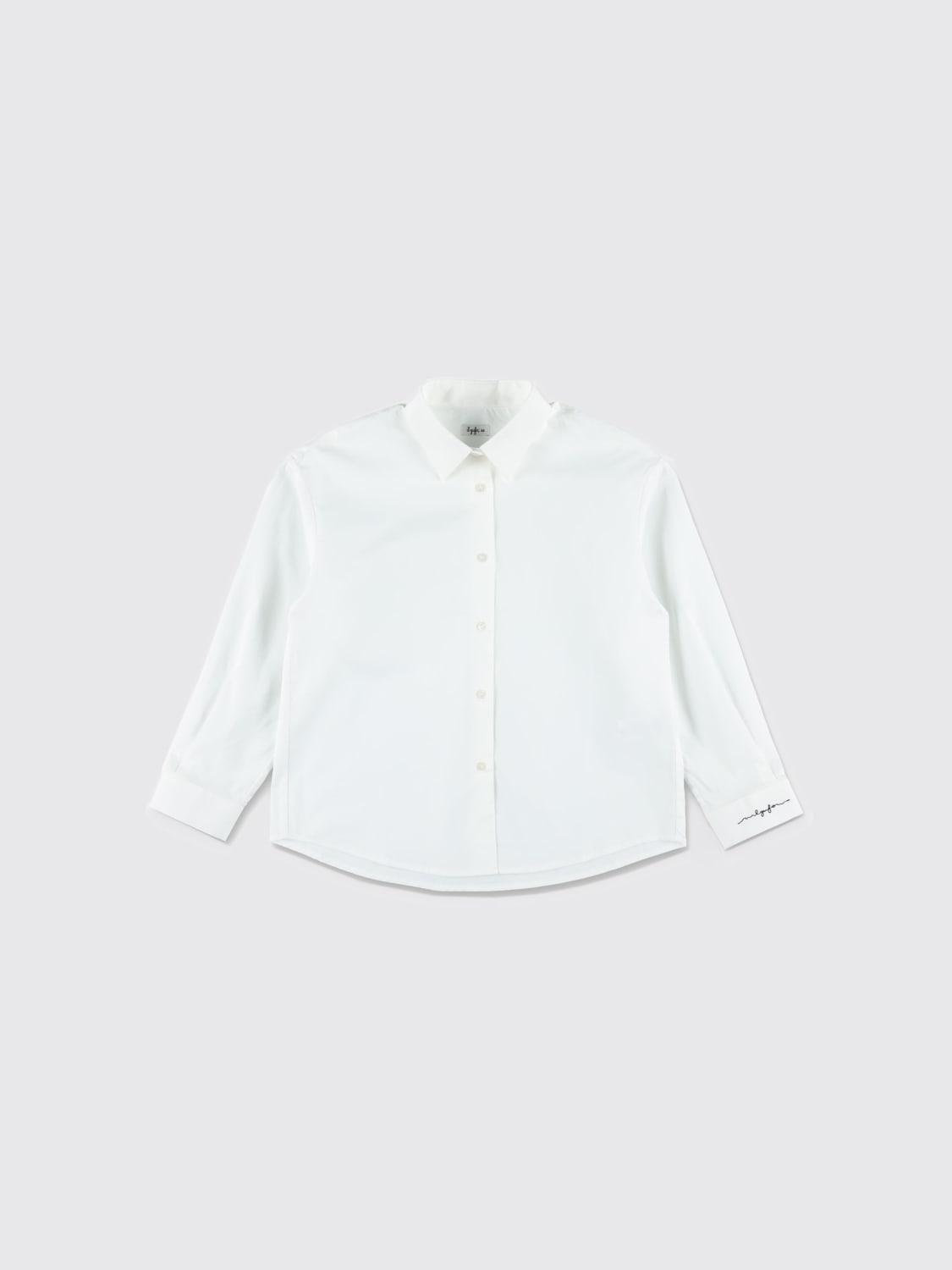 IL GUFO BLUSE: T-shirt kinder Il Gufo, Weiß - Img 1