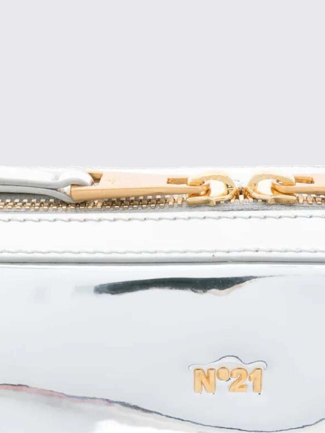 N° 21 BOLSO DE HOMBRO: Bolso de hombro mujer N° 21, Plata - Img 3