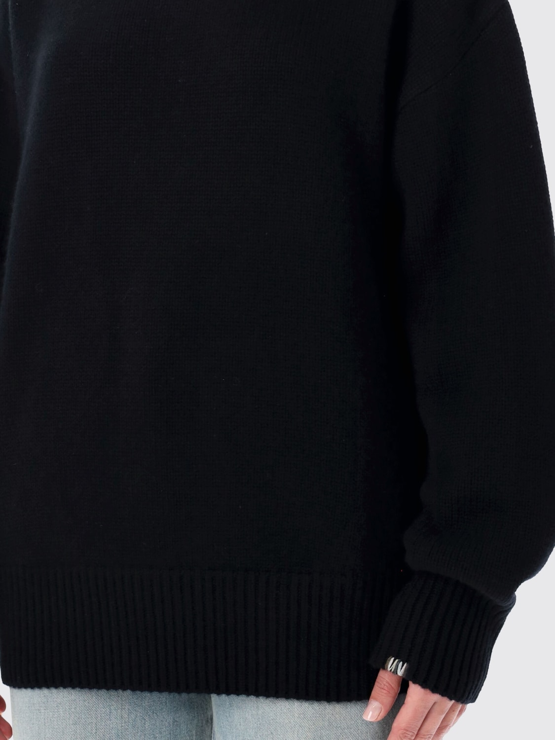 EXTREME CASHMERE 毛衣: 毛衣 男士 Extreme Cashmere, 黑色 - Img 3