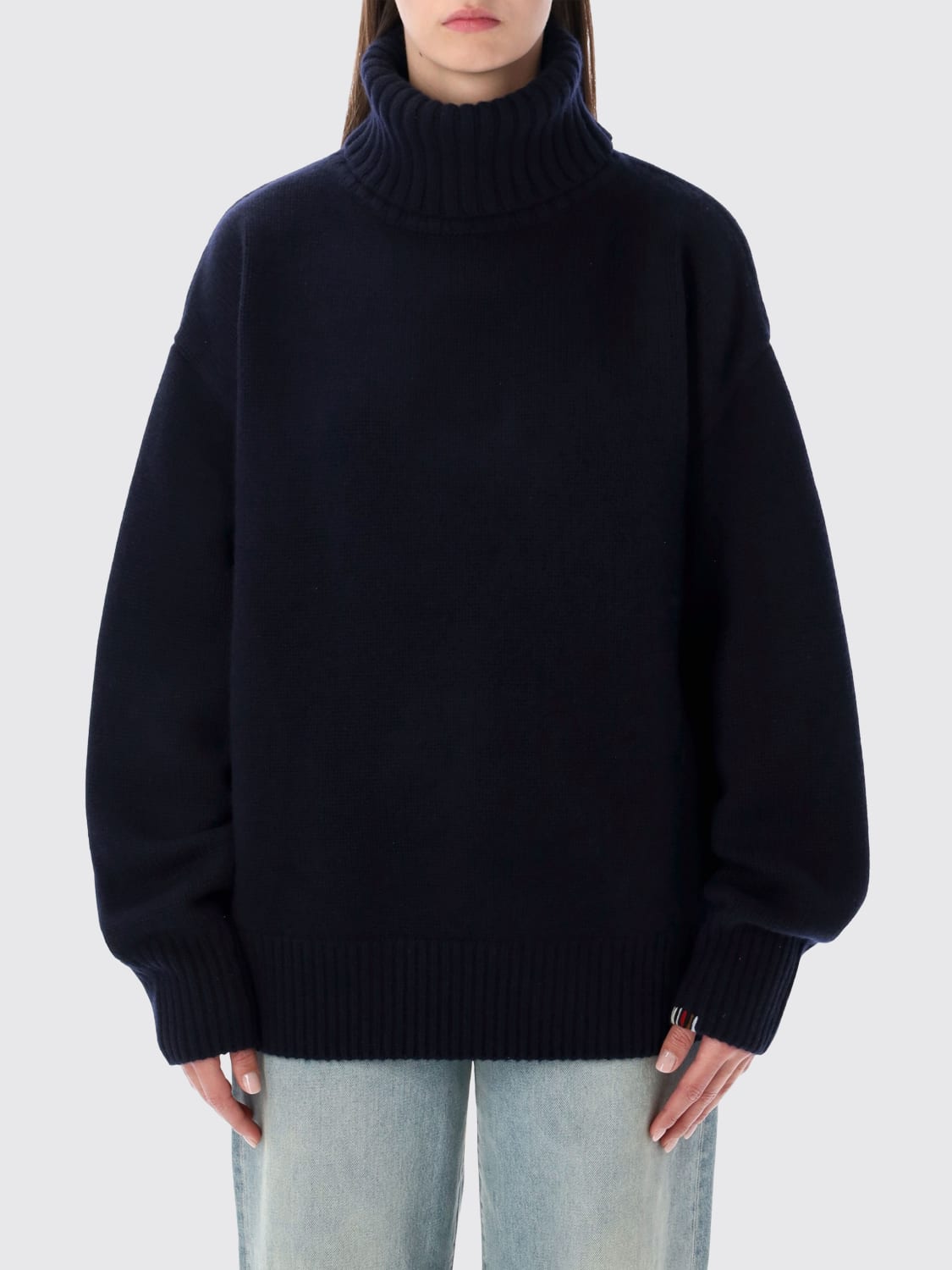 EXTREME CASHMERE SWEATER: Sweater men Extreme Cashmere, Blue - Img 1