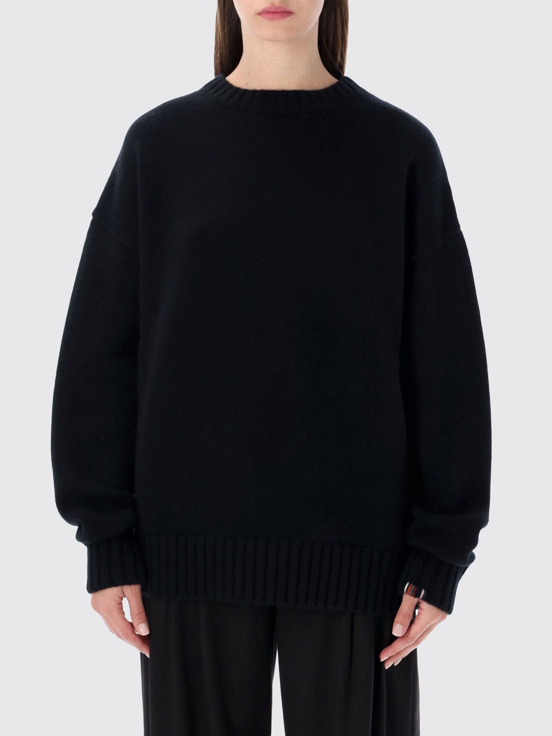EXTREME CASHMERE SWEATER: Sweater men Extreme Cashmere, Black - Img 1