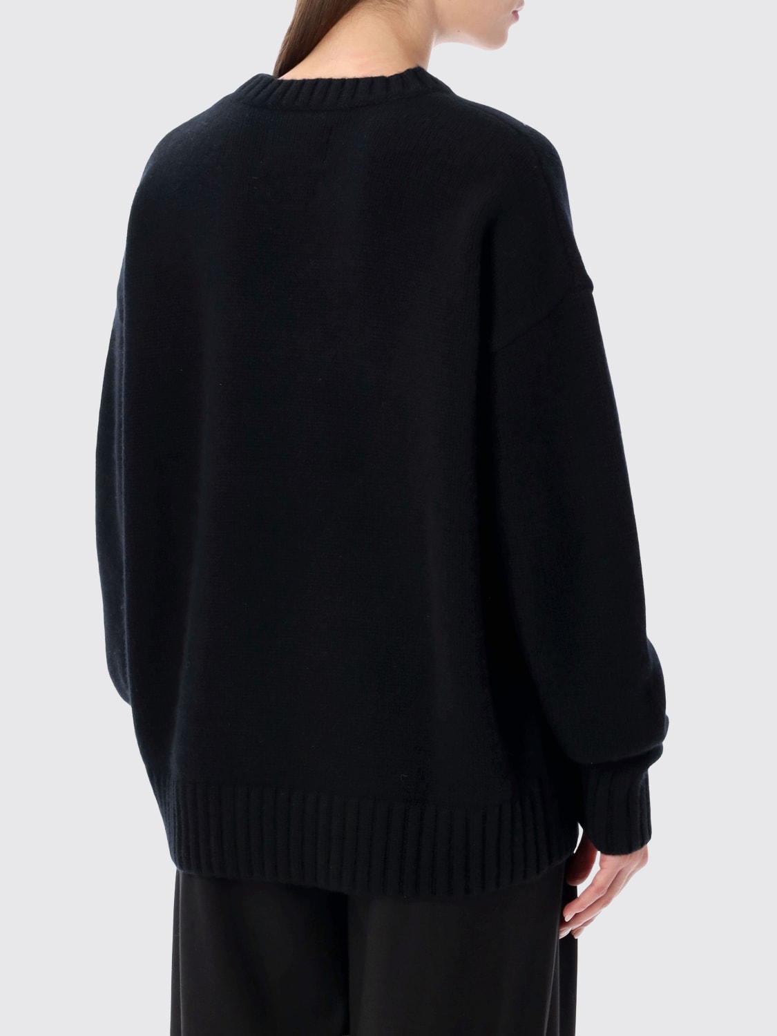 EXTREME CASHMERE SWEATER: Sweater men Extreme Cashmere, Black - Img 2