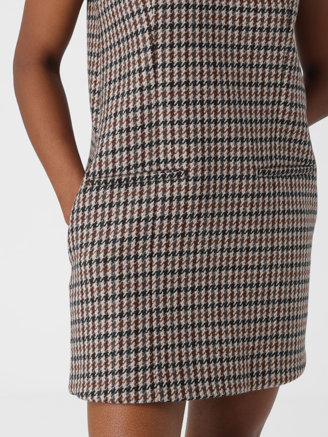 TOMMY HILFIGER DRESS: Dress woman Tommy Hilfiger, Brown - Img 4