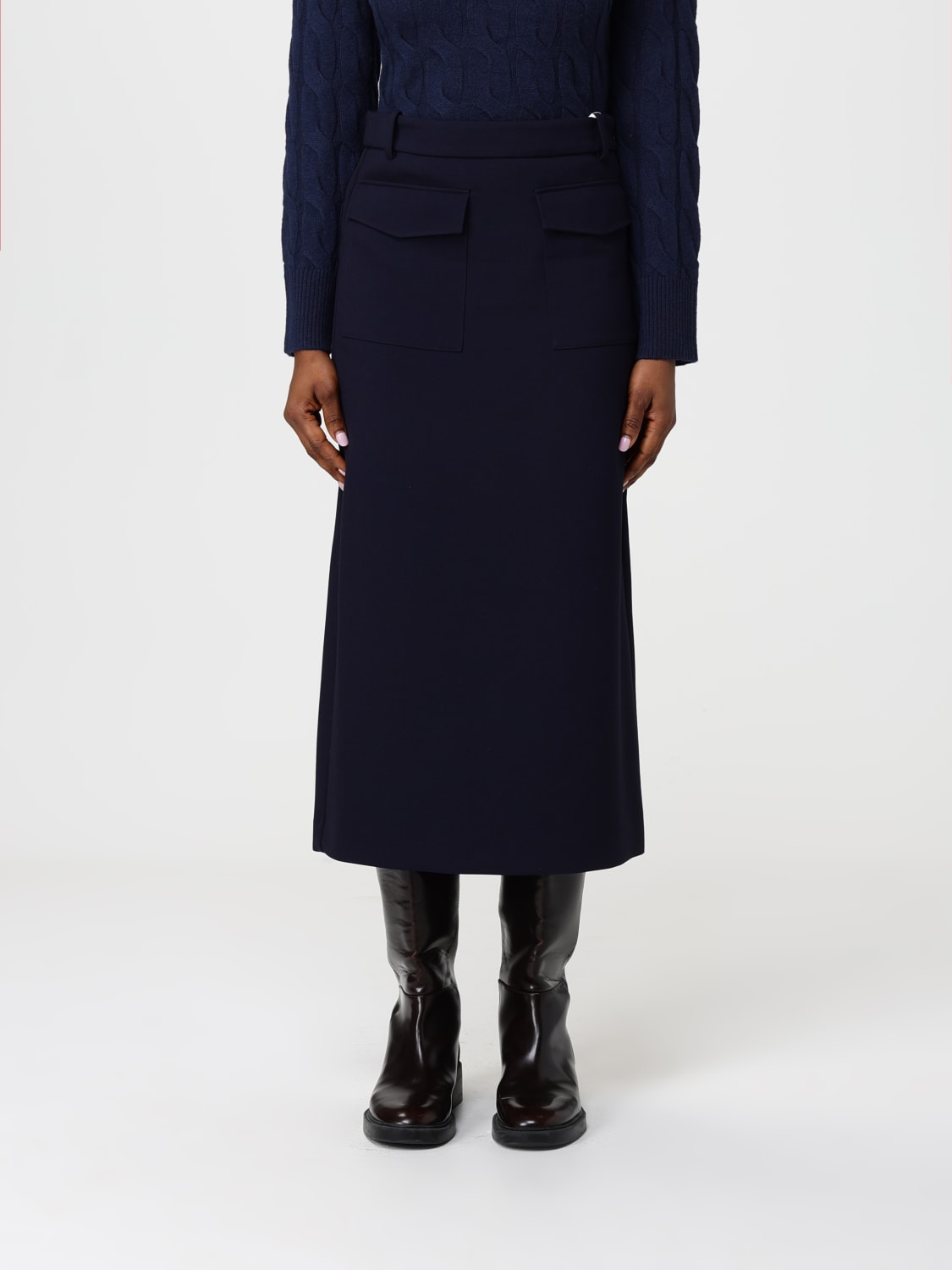 TOMMY HILFIGER SKIRT: Skirt woman Tommy Hilfiger, Blue - Img 1