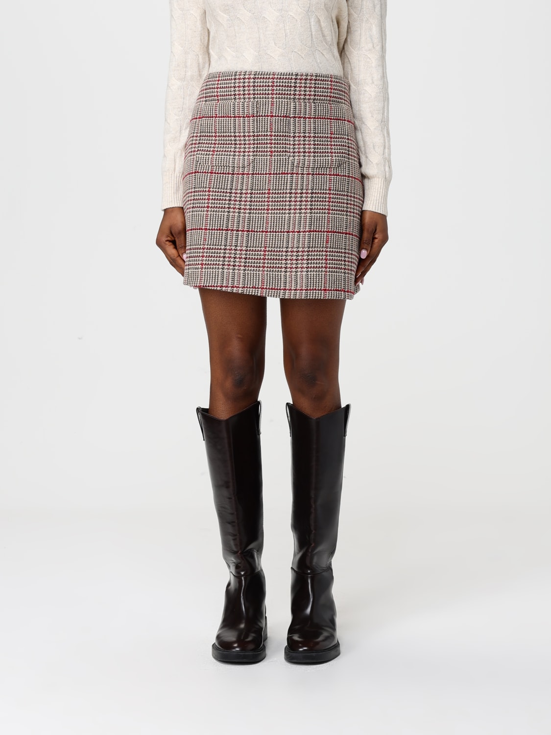 TOMMY HILFIGER 半身裙: 半身裙 女士 Tommy Hilfiger, 印花/多色 - Img 1