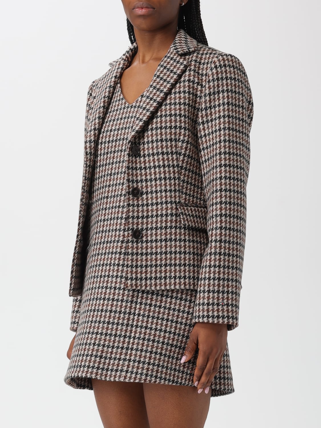 TOMMY HILFIGER JACKET: Jacket woman Tommy Hilfiger, Brown - Img 4