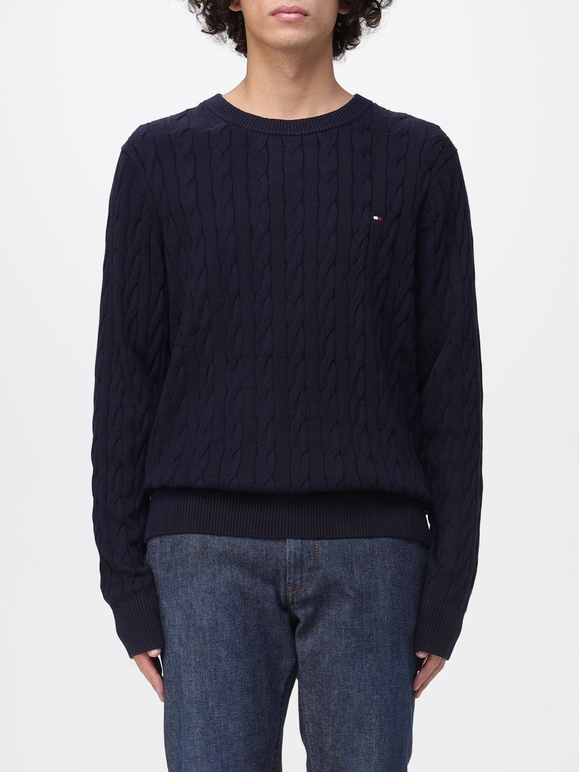 TOMMY HILFIGER SWEATER: Sweater men Tommy Hilfiger, Blue - Img 1