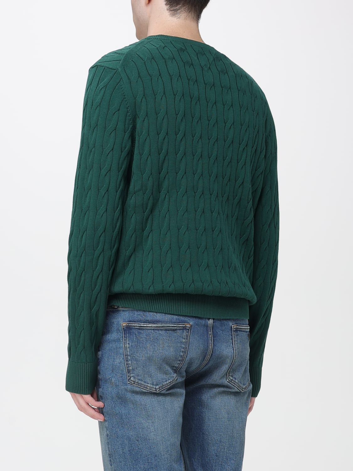 TOMMY HILFIGER 毛衣: 毛衣 男士 Tommy Hilfiger, 绿色 - Img 2