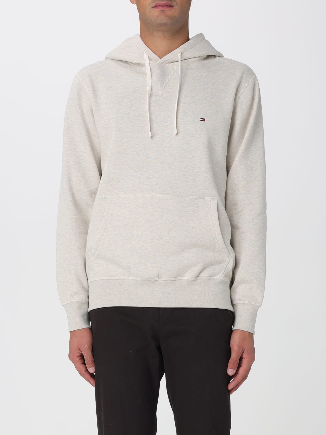 TOMMY HILFIGER SWEATSHIRT: Jumper men Tommy Hilfiger, Beige - Img 1