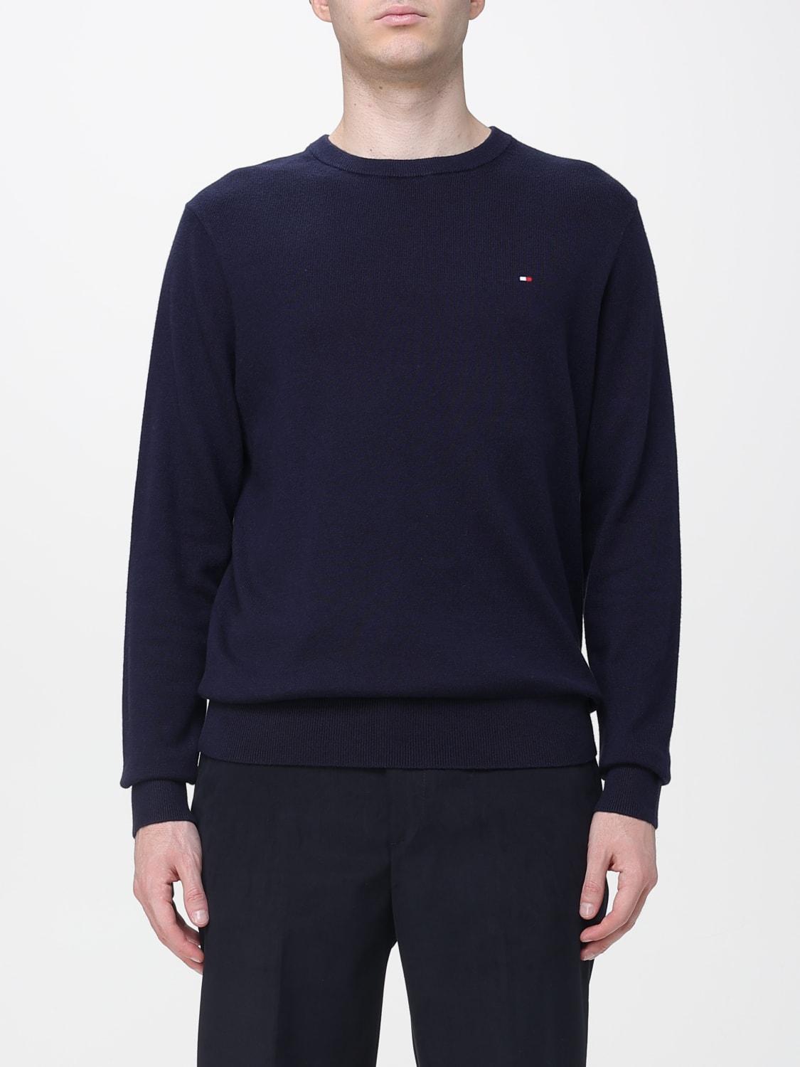 TOMMY HILFIGER PULLOVER: Pullover herren Tommy Hilfiger, Blau - Img 1