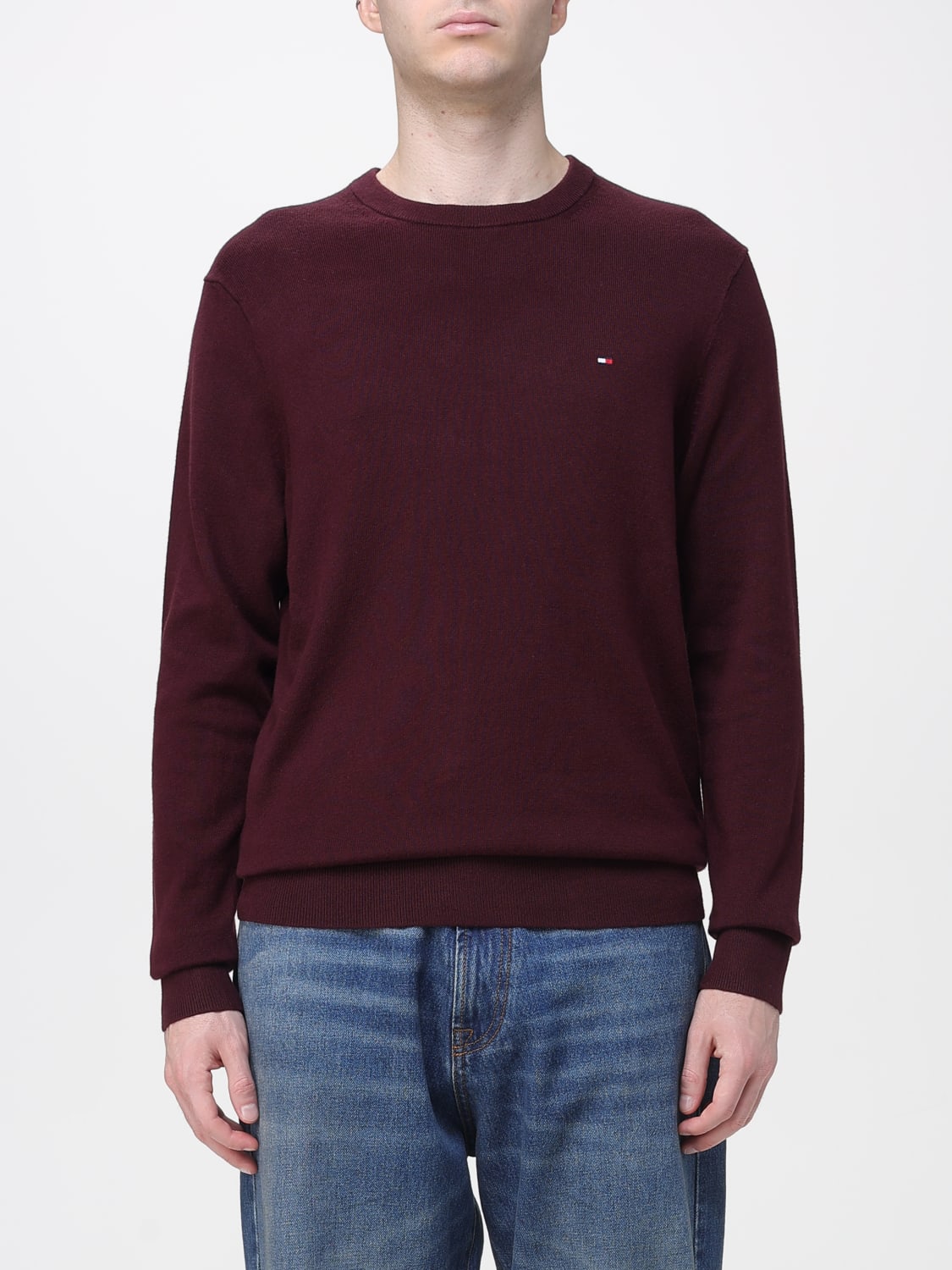 TOMMY HILFIGER SWEATER: Sweater men Tommy Hilfiger, Red - Img 1