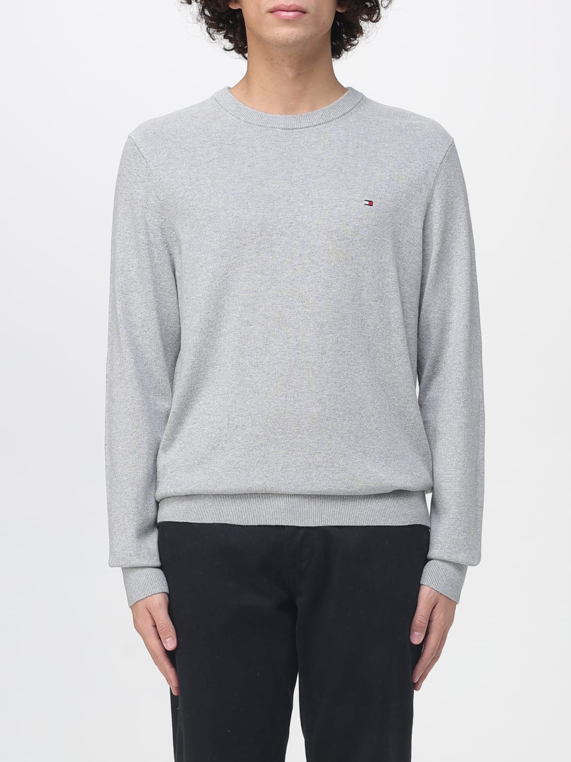 TOMMY HILFIGER SWEATER: Sweater men Tommy Hilfiger, Grey - Img 1