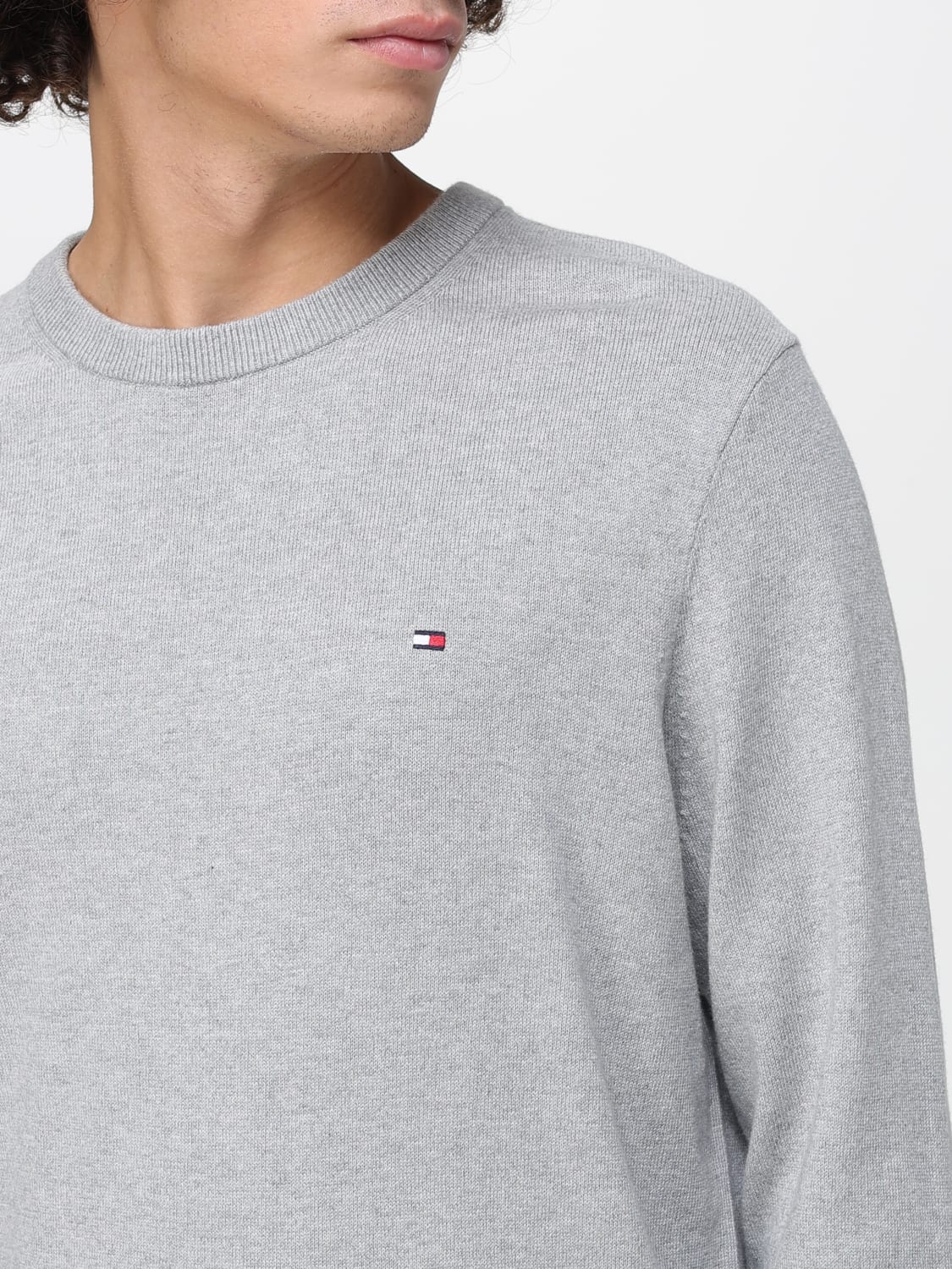 TOMMY HILFIGER SWEATER: Sweater men Tommy Hilfiger, Grey - Img 3