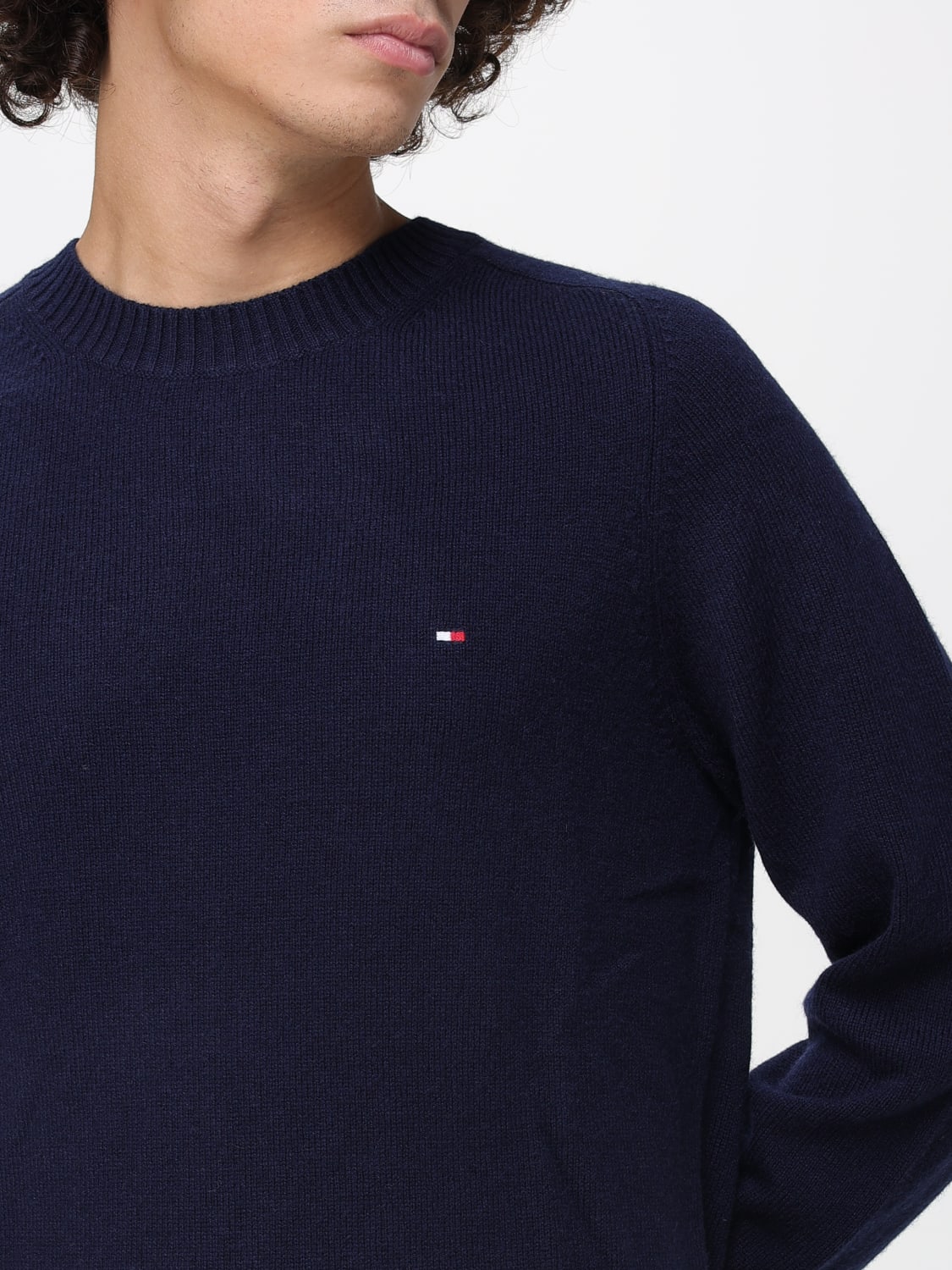 TOMMY HILFIGER 毛衣: 毛衣 男士 Tommy Hilfiger, 蓝色 - Img 3