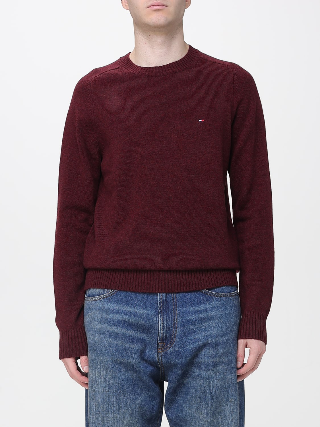 TOMMY HILFIGER SWEATER: Sweater men Tommy Hilfiger, Red - Img 1