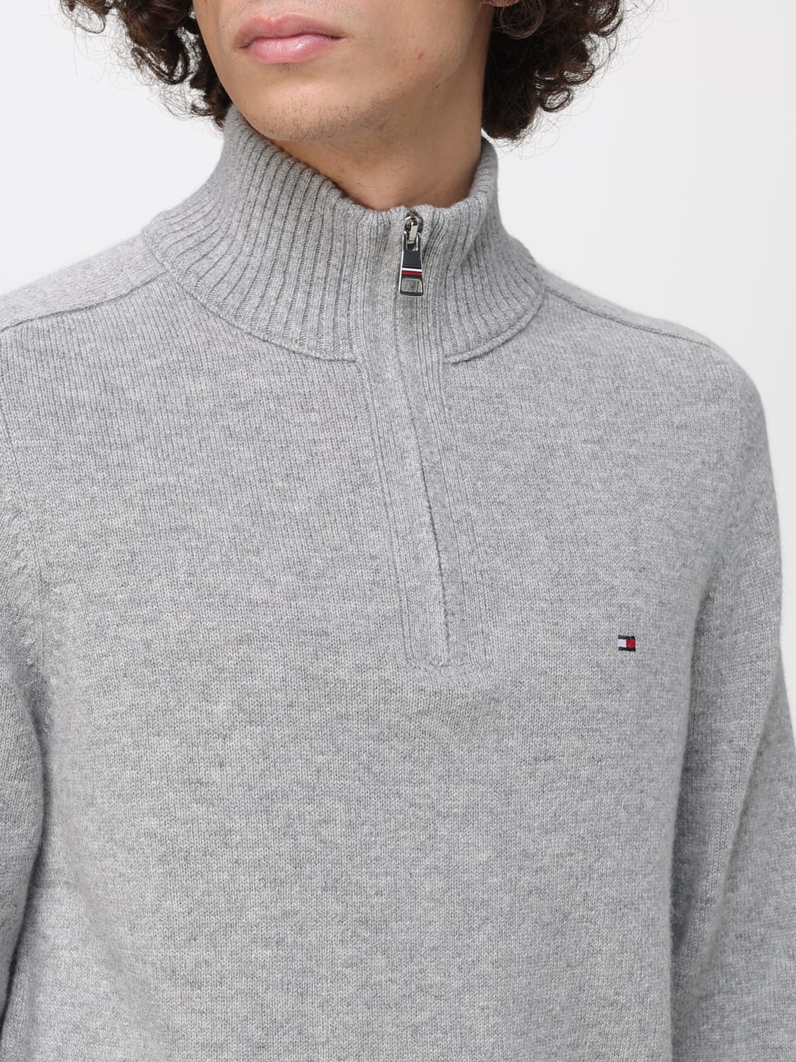TOMMY HILFIGER SWEATER: Cardigan men Tommy Hilfiger, Grey - Img 3