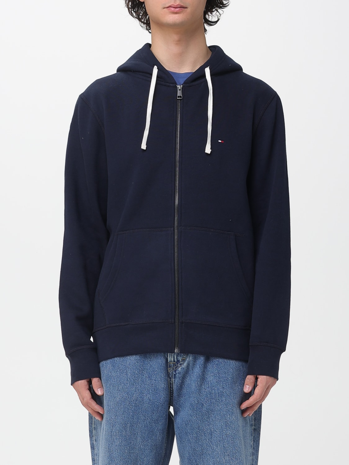 TOMMY HILFIGER SWEATSHIRT: Cardigan men Tommy Hilfiger, Blue - Img 1
