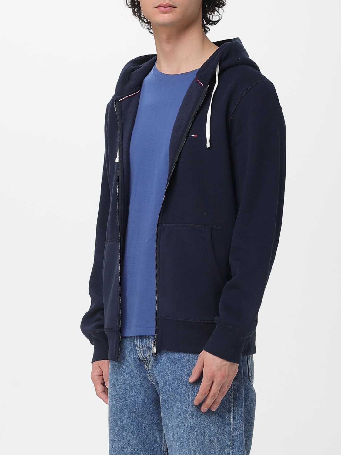 TOMMY HILFIGER SWEATSHIRT: Cardigan men Tommy Hilfiger, Blue - Img 3