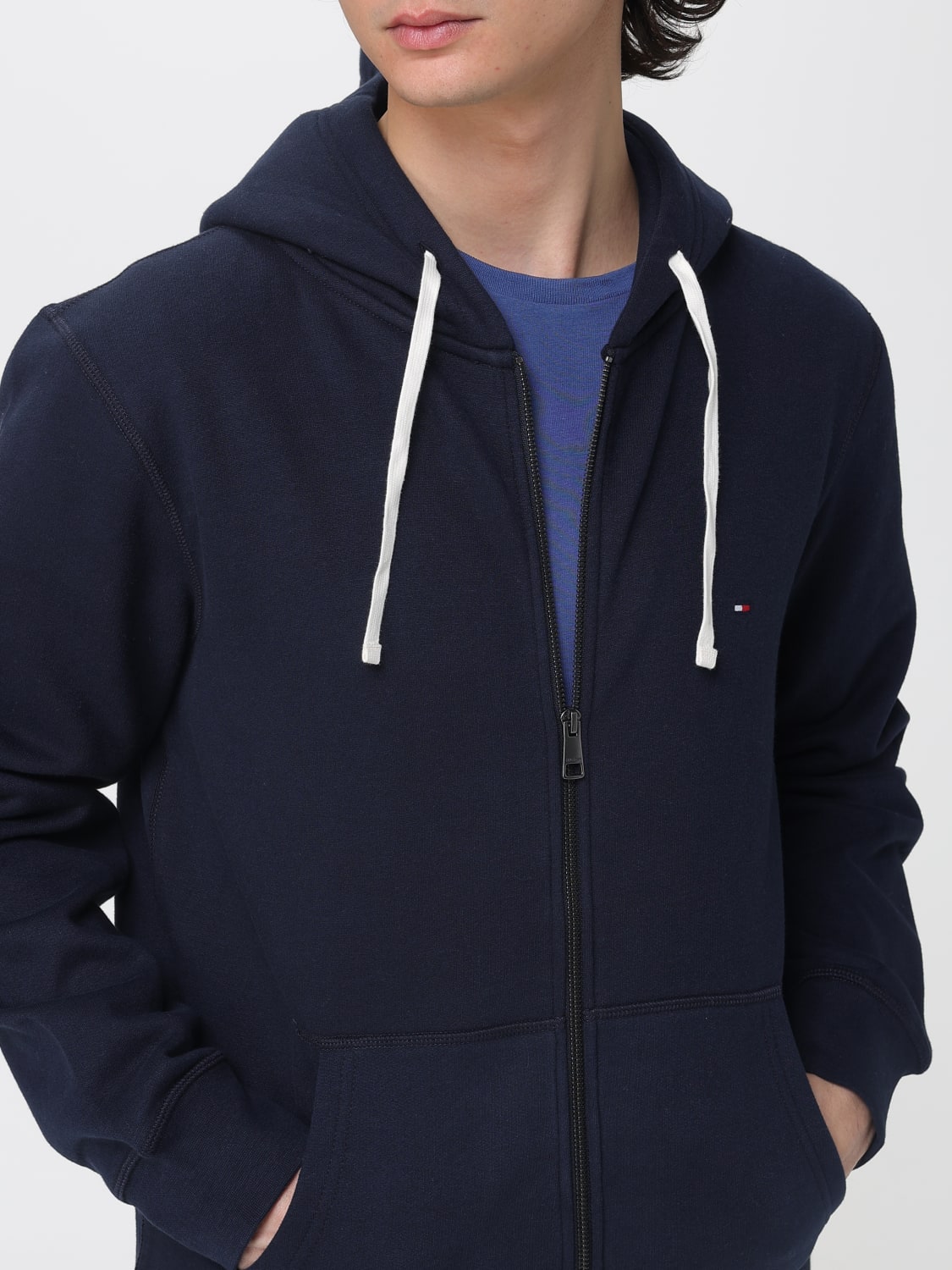 TOMMY HILFIGER SWEATSHIRT: Cardigan men Tommy Hilfiger, Blue - Img 4