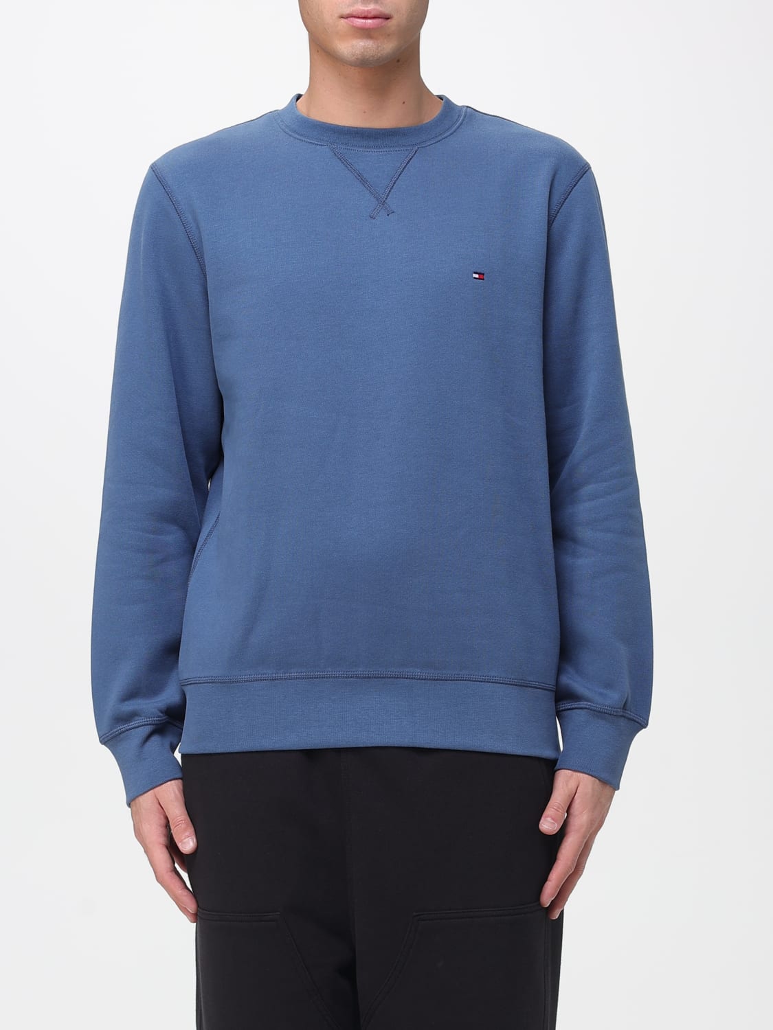 TOMMY HILFIGER SWEATSHIRT: Pullover herren Tommy Hilfiger, Blau - Img 1