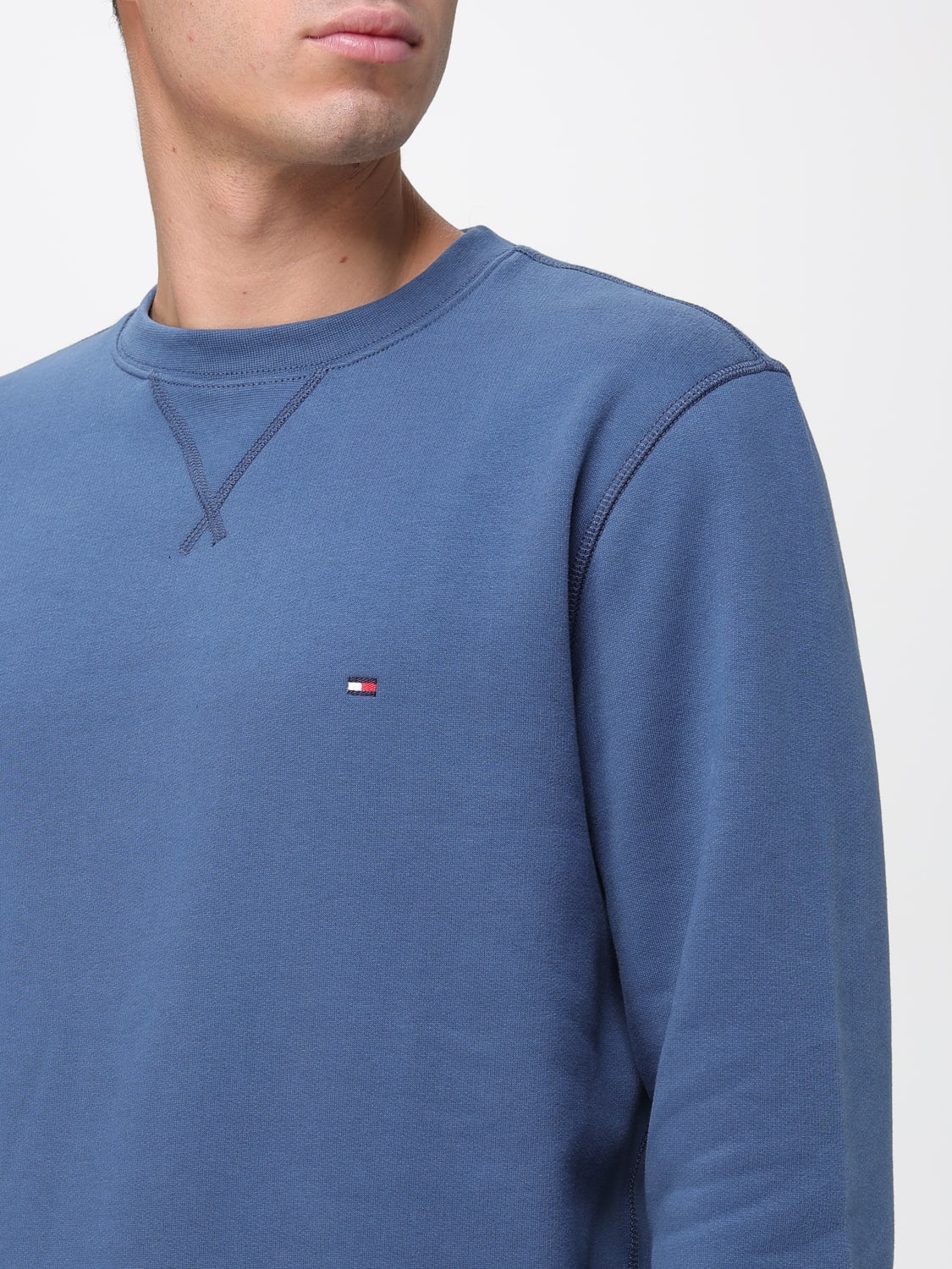 TOMMY HILFIGER SWEATSHIRT: Pullover herren Tommy Hilfiger, Blau - Img 3