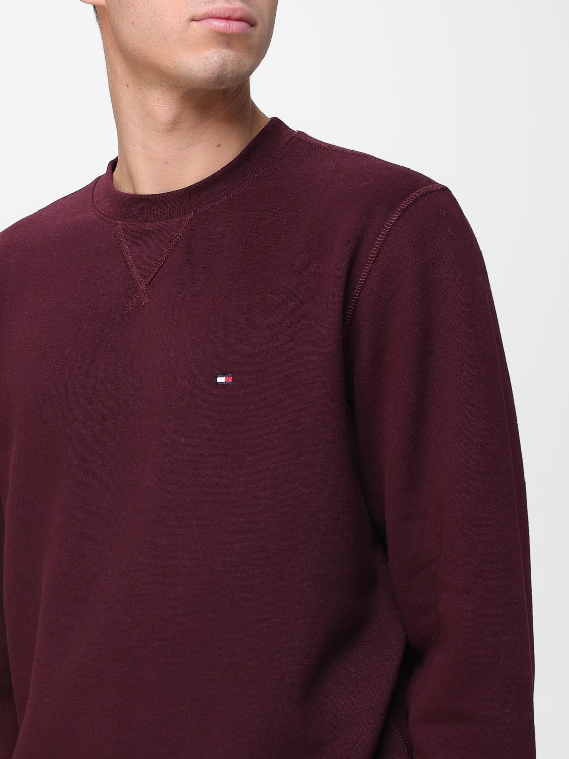 TOMMY HILFIGER 卫衣: 毛衣 男士 Tommy Hilfiger, 红色 - Img 3