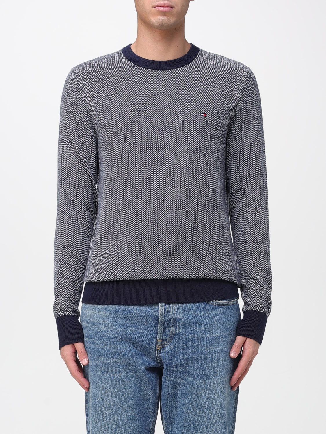 TOMMY HILFIGER PULL: Pull homme Tommy Hilfiger, Bleu - Img 1