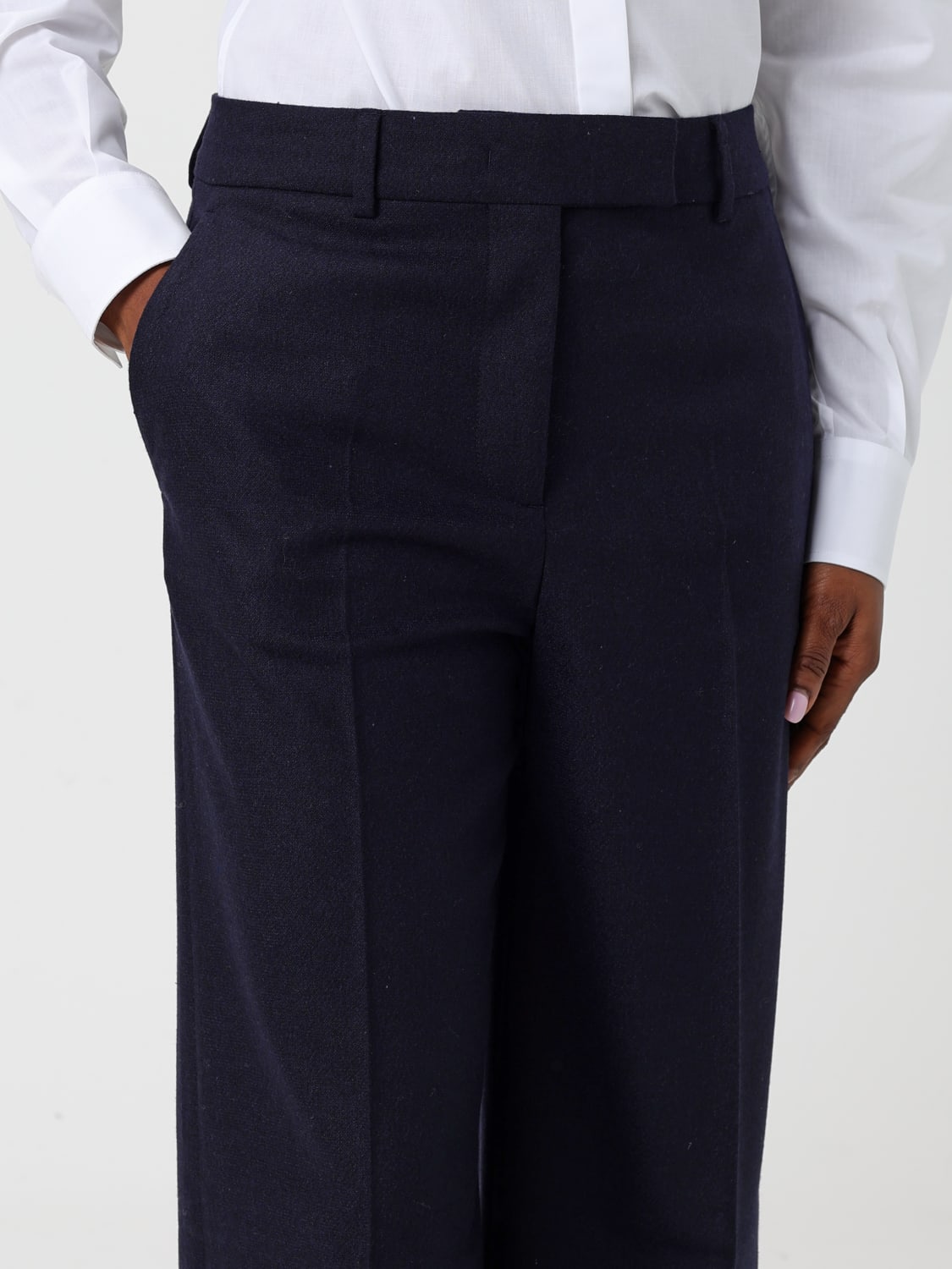 ICEBERG PANTALON: Pantalon femme Iceberg, Bleu - Img 4