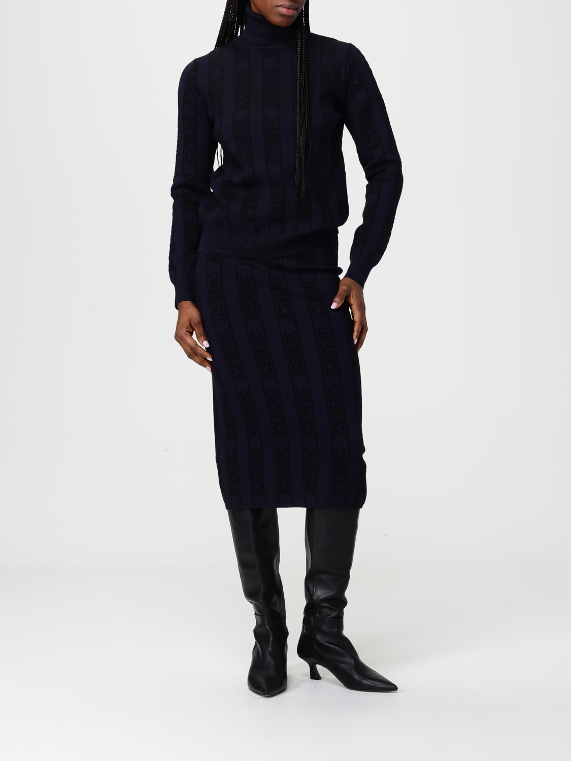 ICEBERG PULLOVER: Pullover damen Iceberg, Blau - Img 2