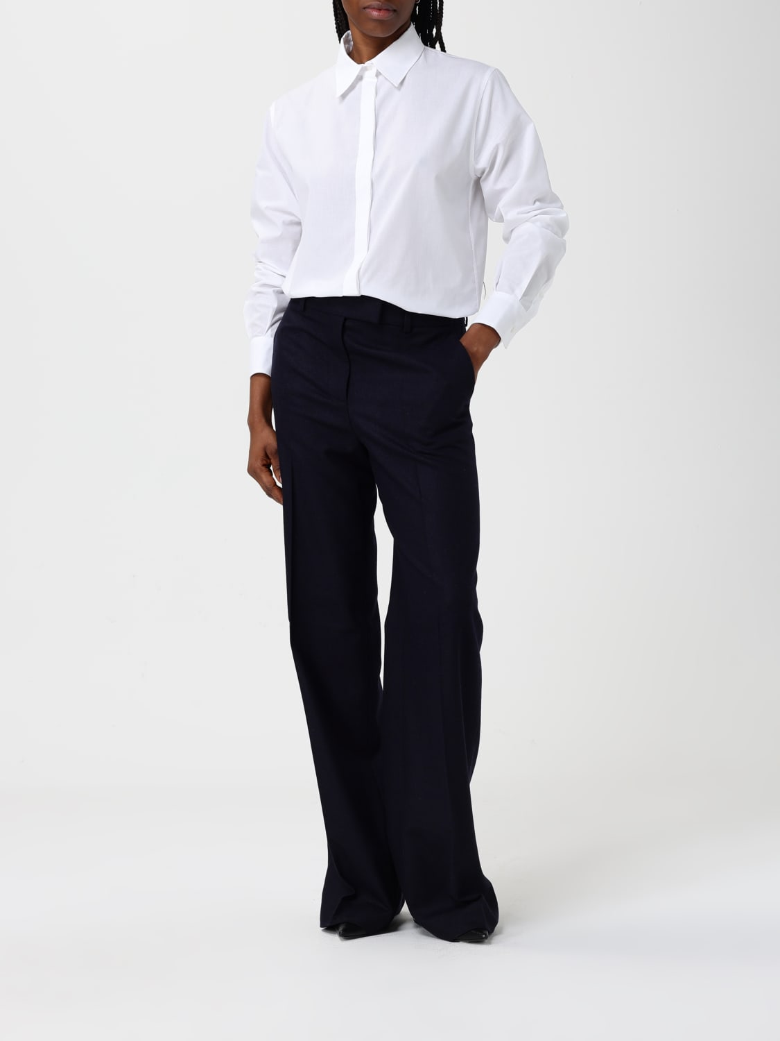 ICEBERG CAMICIA: Camicia classica Iceberg in misto cotone , Bianco - Img 2