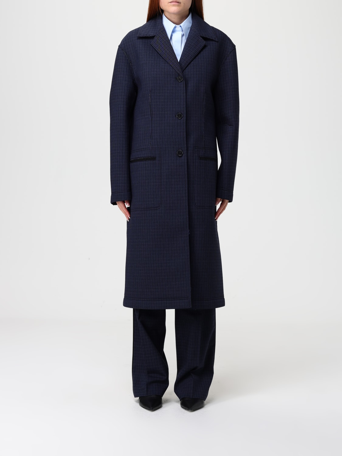 ICEBERG MANTEAU: Manteau femme Iceberg, Bleu - Img 1