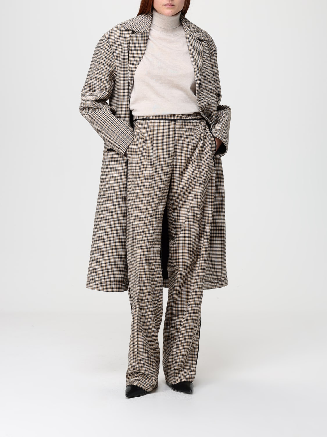 ICEBERG 大衣: 大衣 女士 Iceberg, 米色 - Img 2