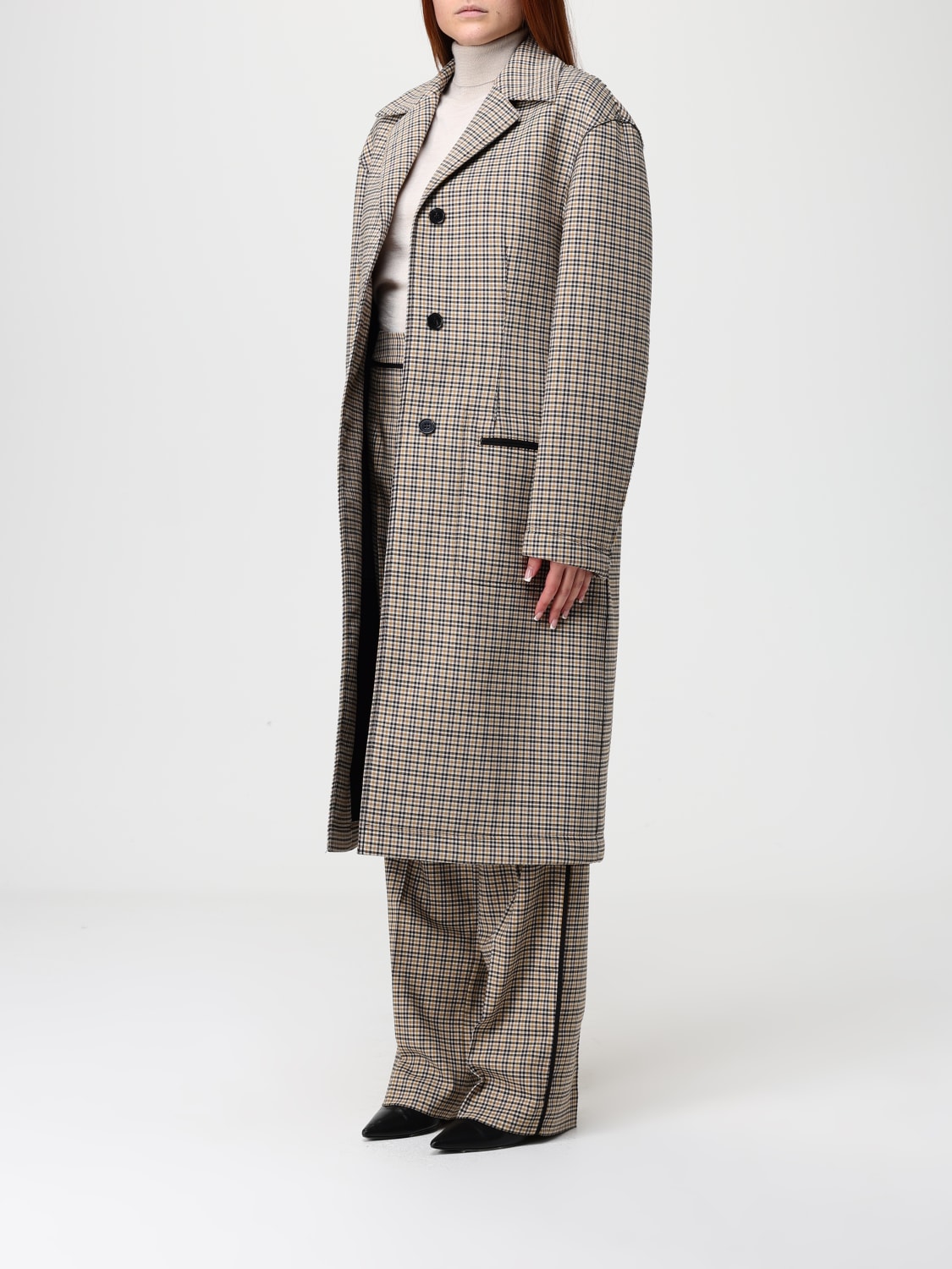 ICEBERG 大衣: 大衣 女士 Iceberg, 米色 - Img 4