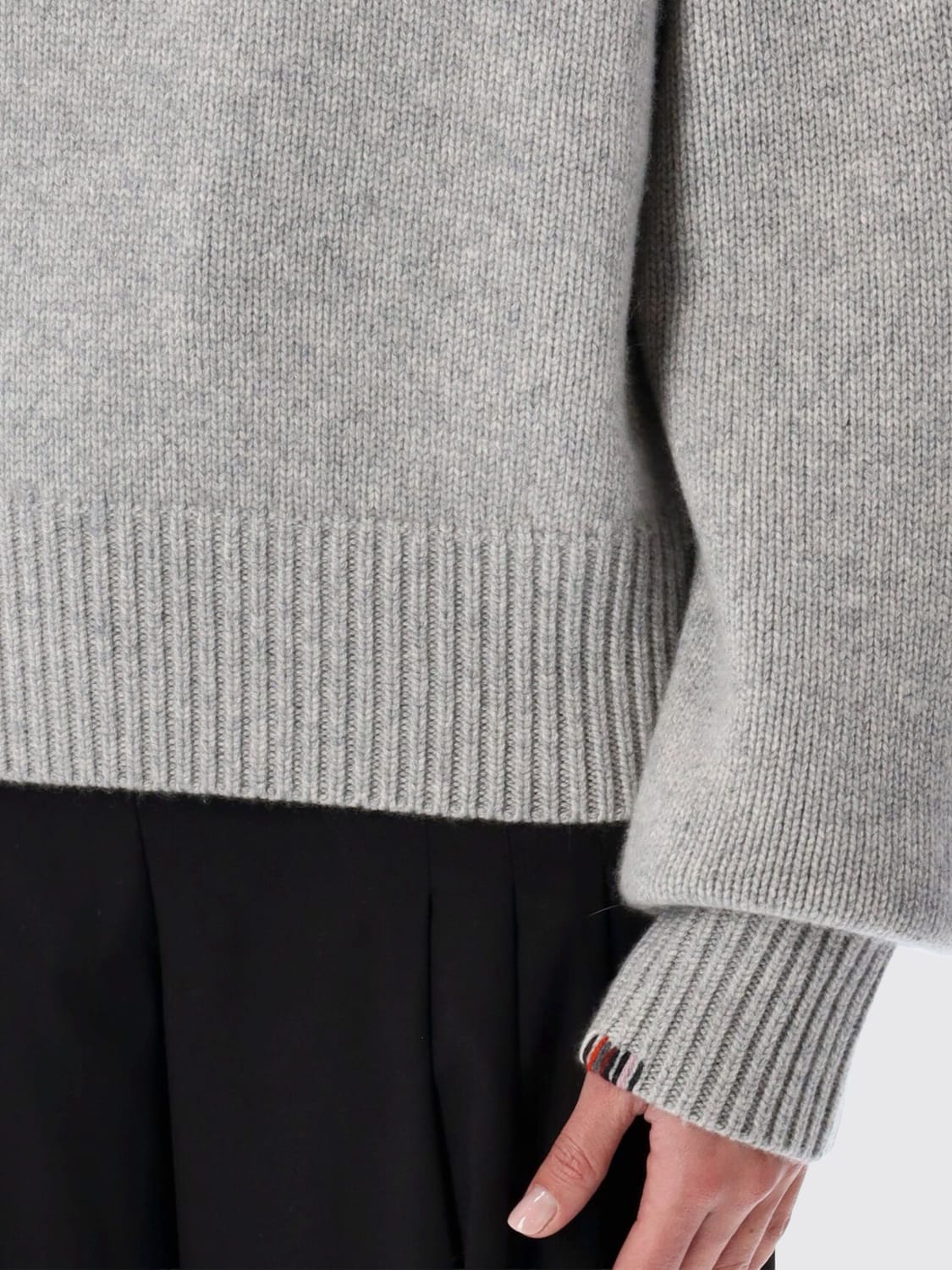 EXTREME CASHMERE PULLOVER: Pullover herren Extreme Cashmere, Grau - Img 3