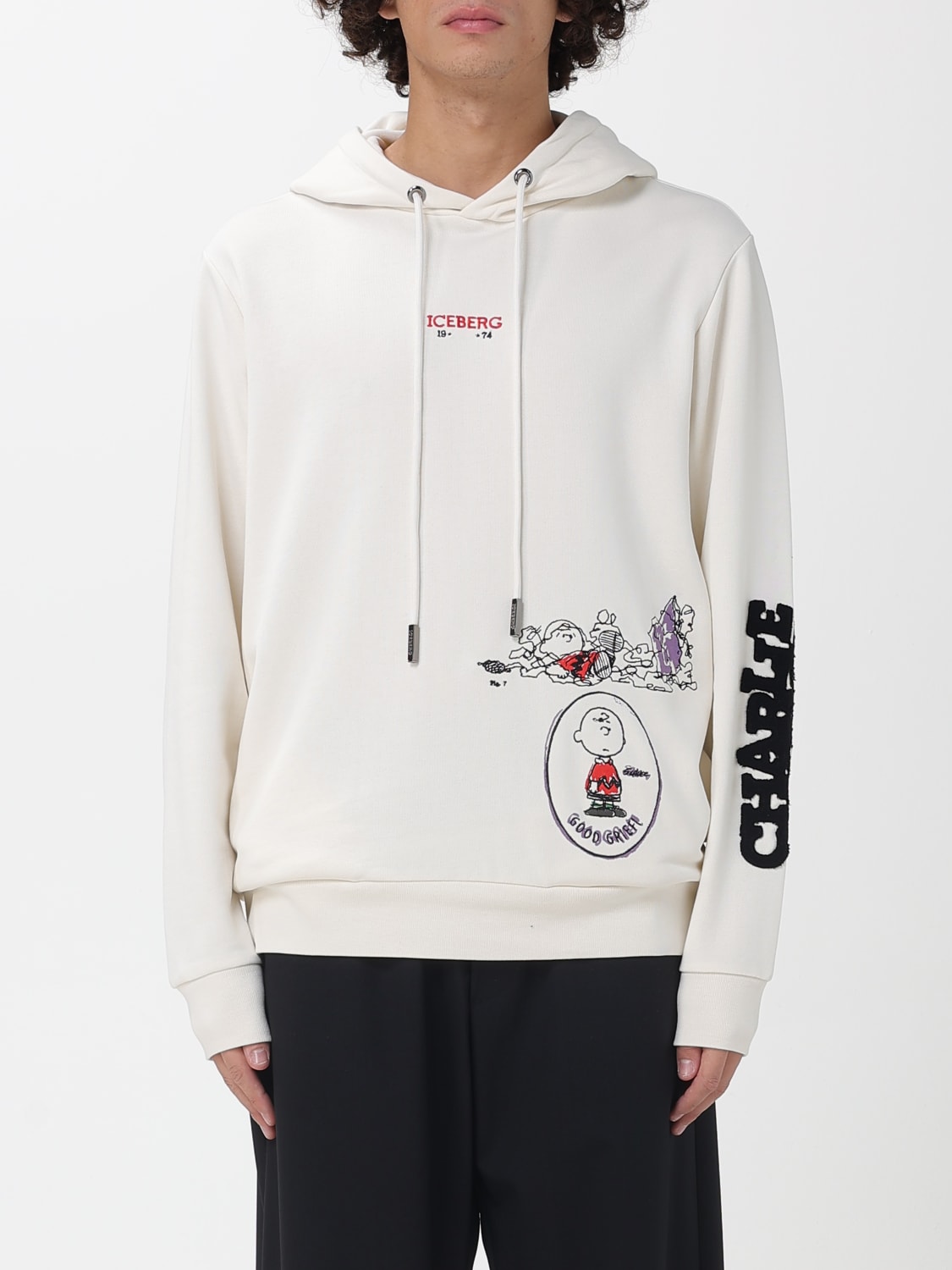 ICEBERG SWEATSHIRT: Sweater men Iceberg, White - Img 1