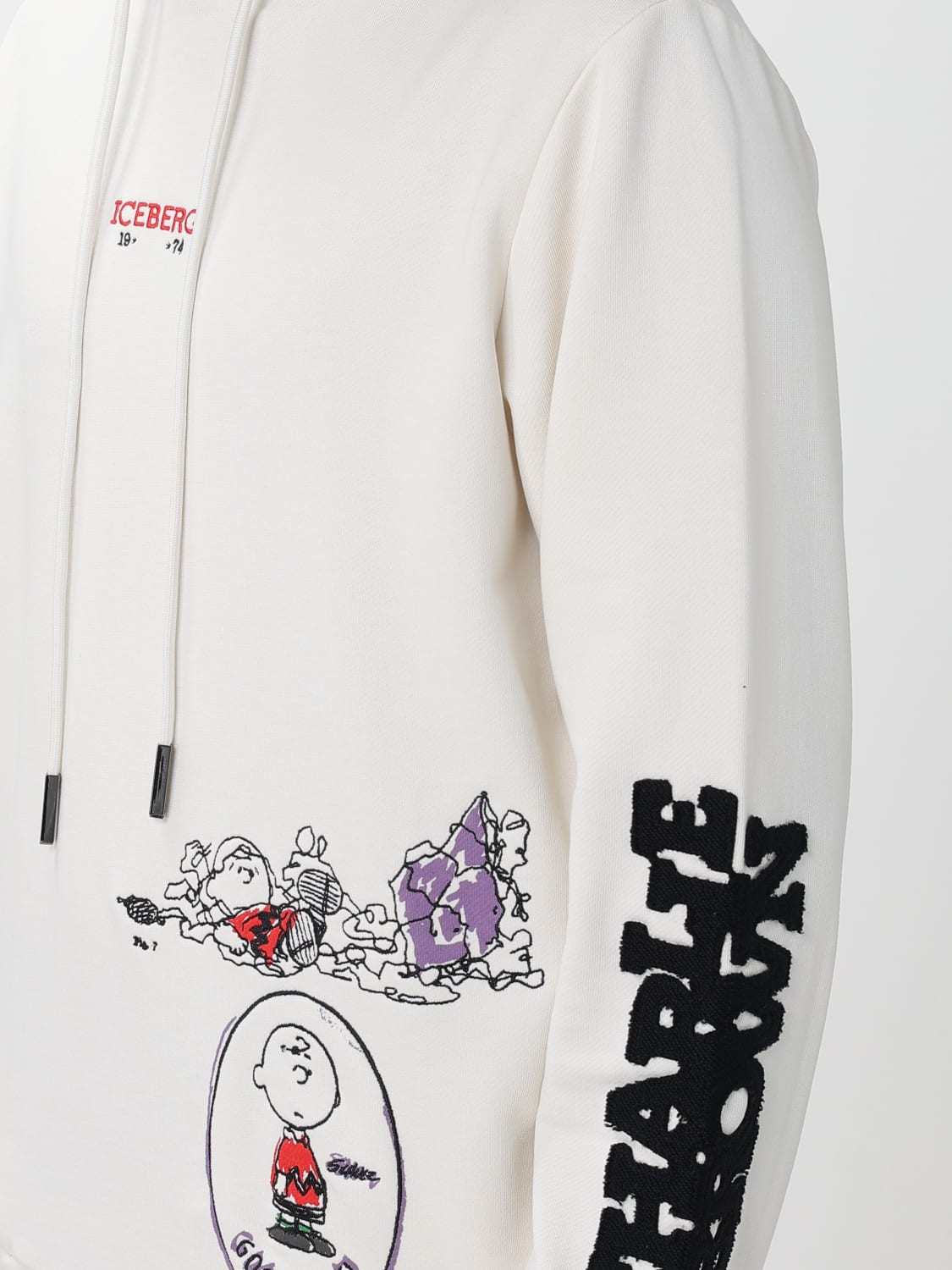 ICEBERG SWEATSHIRT: Sweater men Iceberg, White - Img 3