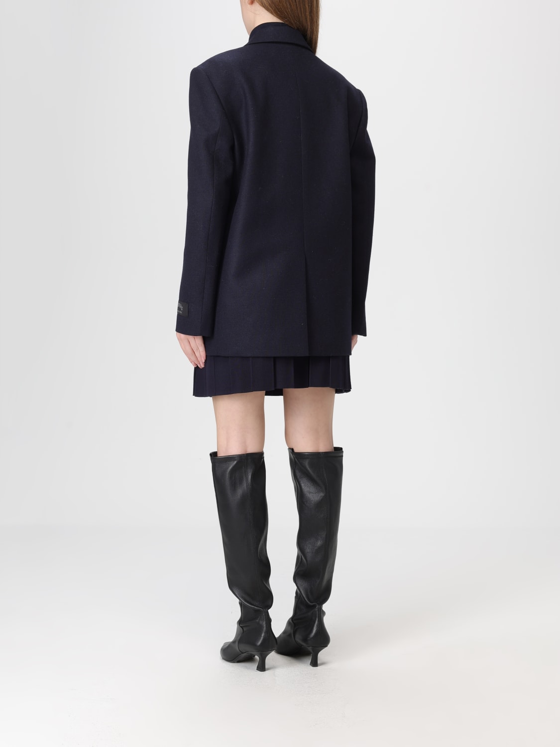 ICEBERG GIACCA: Blazer doppiopetto Iceberg in misto lana , Blue - Img 3