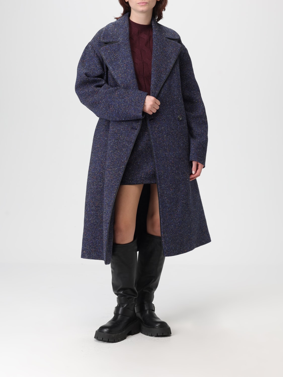 ICEBERG CAPPOTTO: Cappotto di misto lana Iceberg, Blue - Img 2