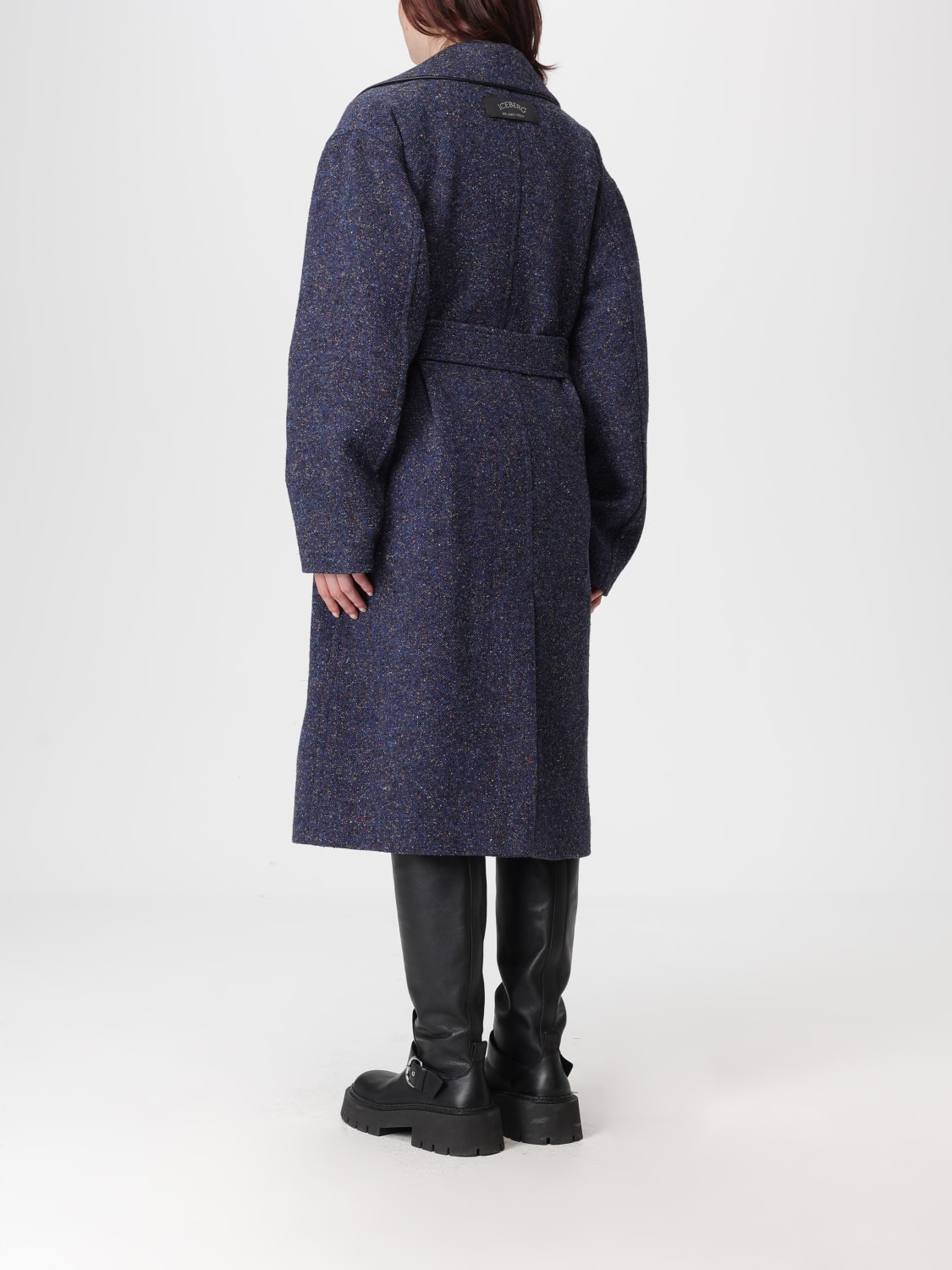 ICEBERG CAPPOTTO: Cappotto di misto lana Iceberg, Blue - Img 3