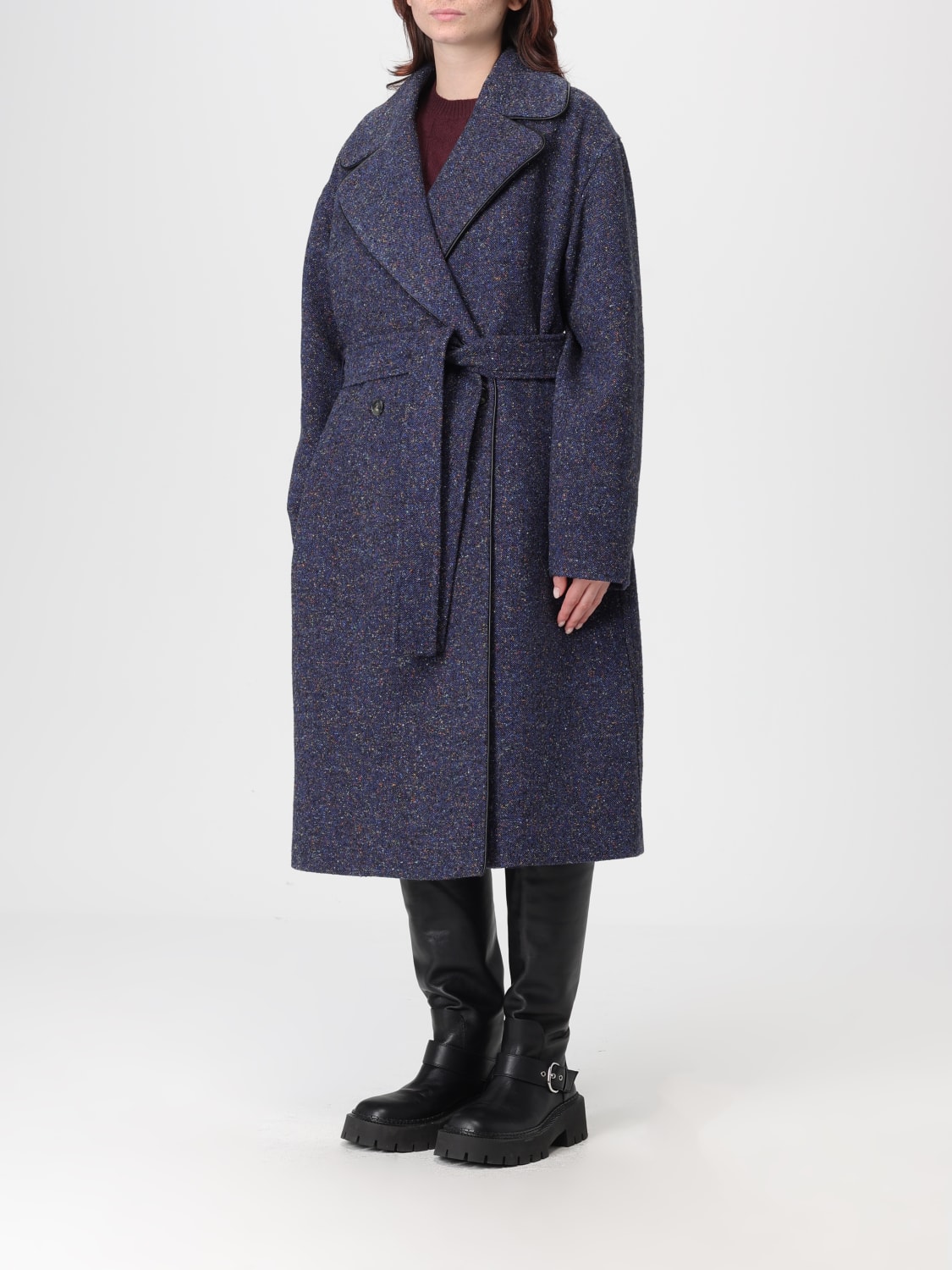 ICEBERG CAPPOTTO: Cappotto di misto lana Iceberg, Blue - Img 4