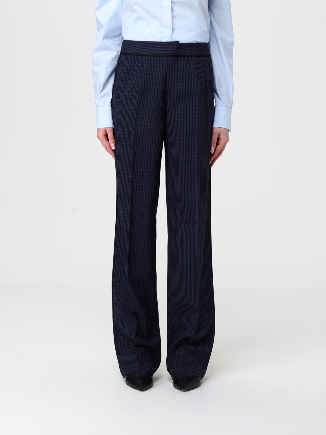 ICEBERG PANTALONES: Pantalones mujer Iceberg, Azul Oscuro - Img 1