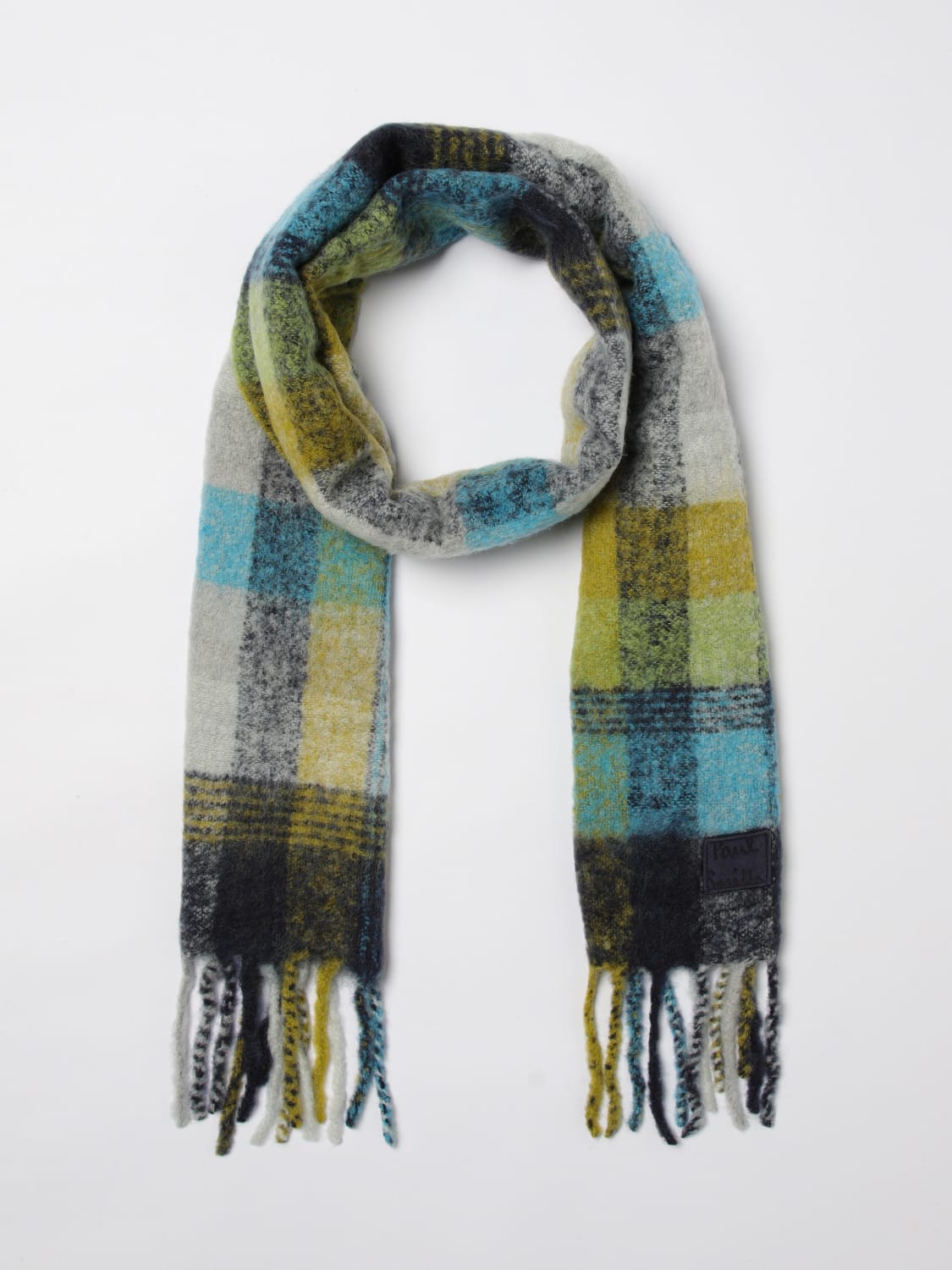 PAUL SMITH SCARF: Scarf men Paul Smith, Gnawed Blue - Img 2