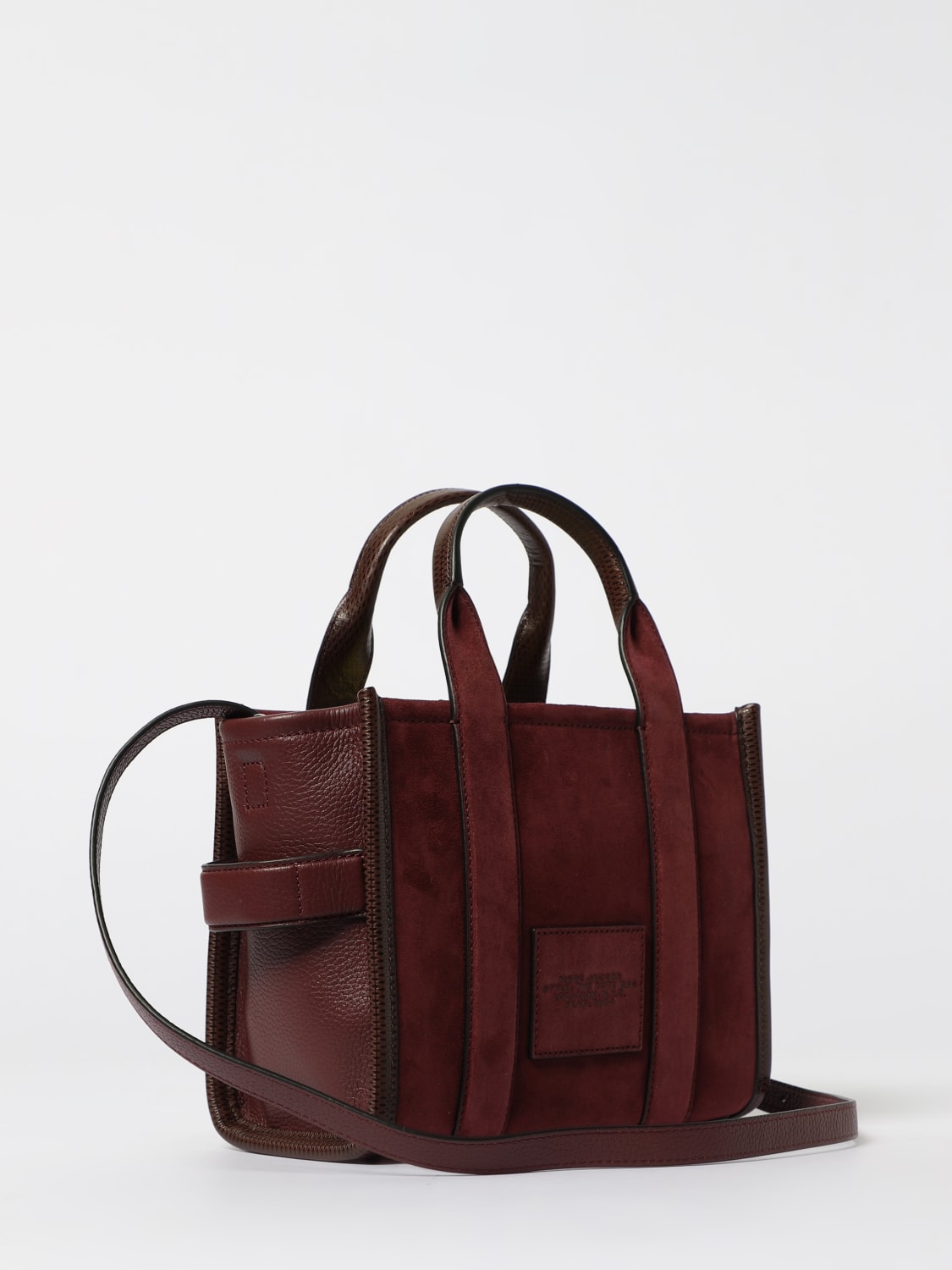 MARC JACOBS BORSA A MANO: Borsa The Small Tote Bag Marc Jacobs in camoscio , Viola - Img 2