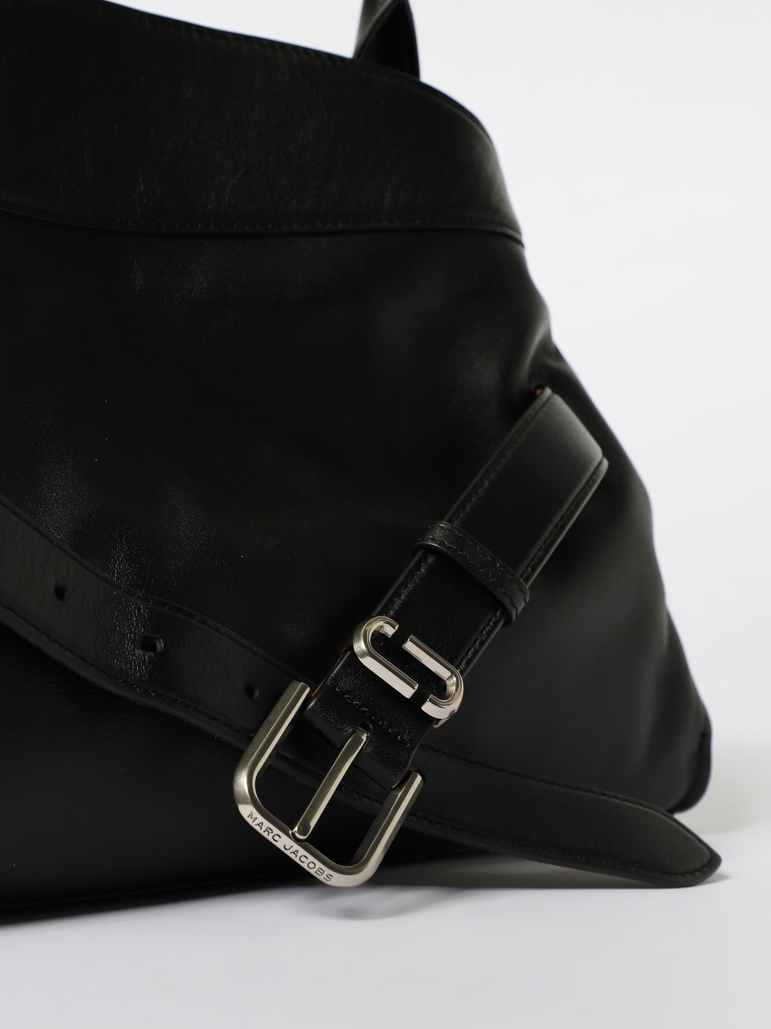 MARC JACOBS BORSA A SPALLA: Borsa a spalla The Dakota Satchel in pelle Marc Jacobs, Nero - Img 3