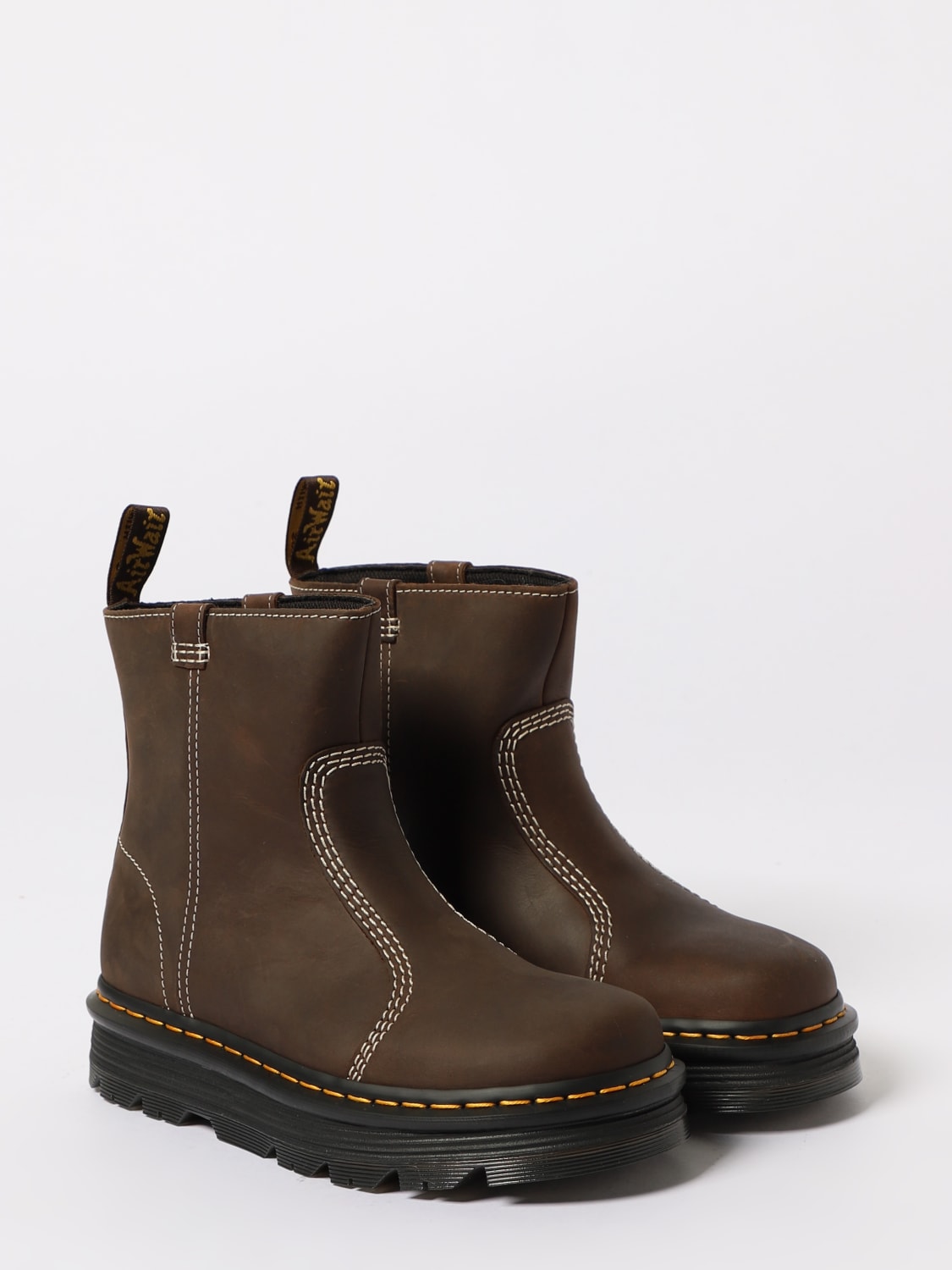DR. MARTENS BOOTS: Shoes woman Dr. Martens, Brown - Img 2