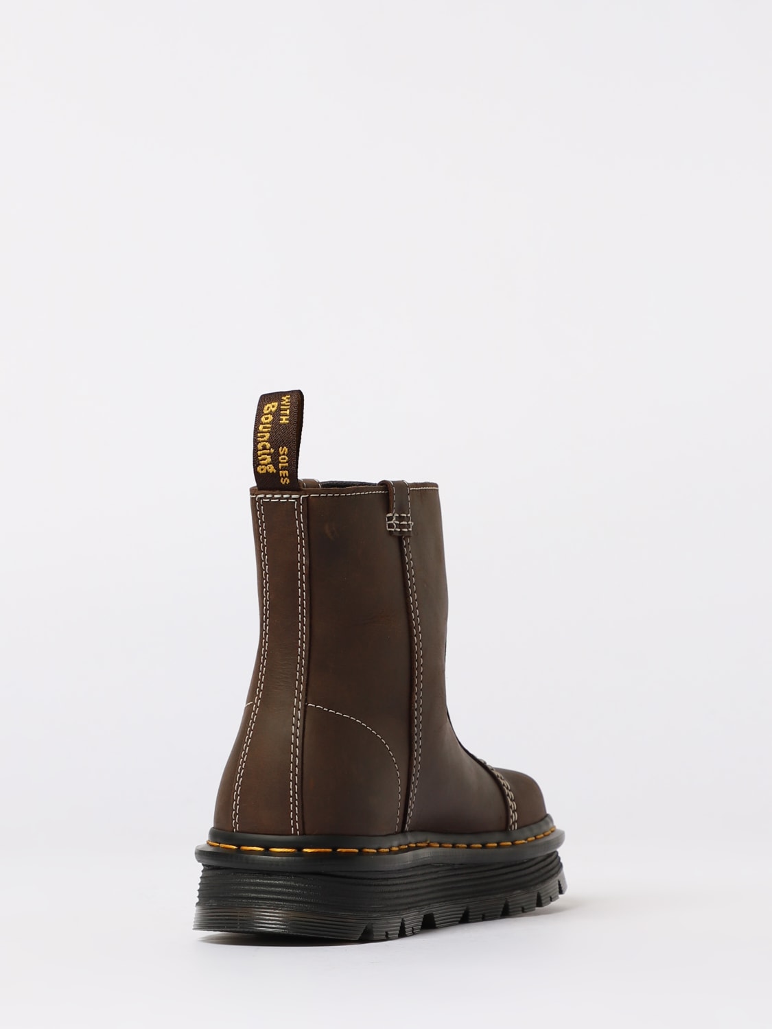 DR. MARTENS BOOTS: Shoes woman Dr. Martens, Brown - Img 3