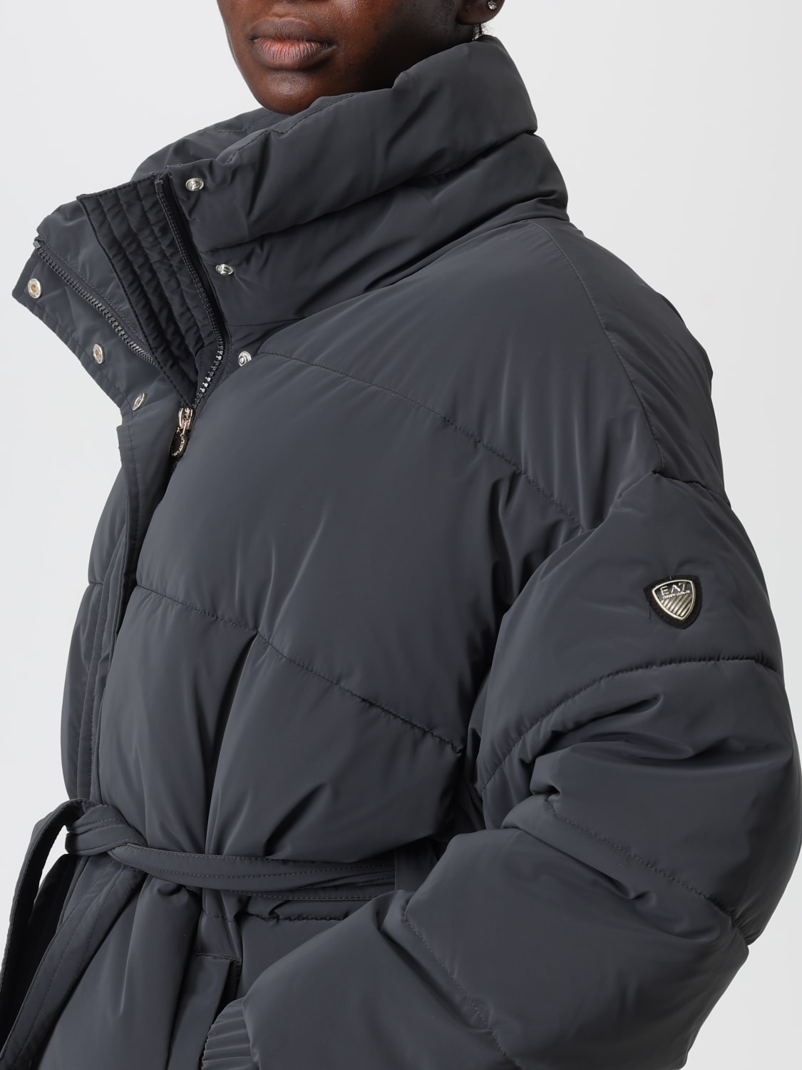 EA7 JACKET: Jacket woman Ea7, Charcoal - Img 4