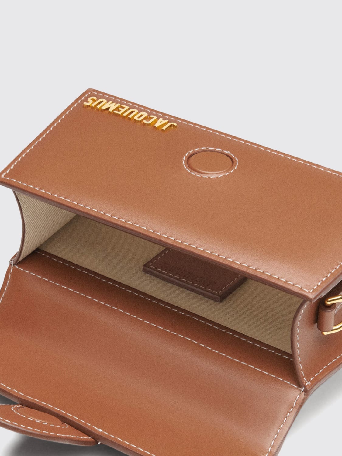 JACQUEMUS MINI SAC: Sac porté épaule femme Jacquemus, Marron - Img 4